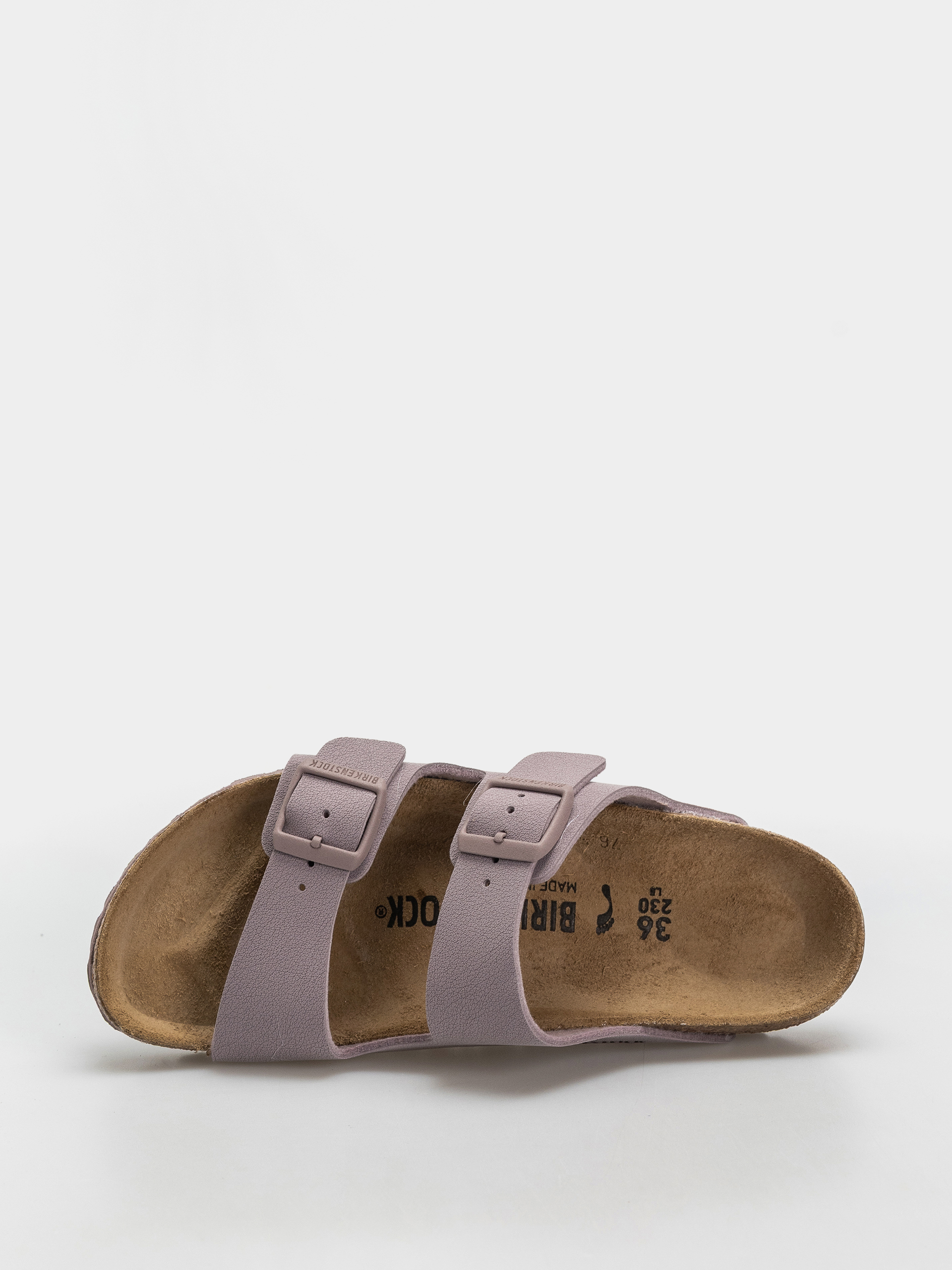 Birkenstock Arizona Birkibuc Narrow Flip-flops (faded purple)