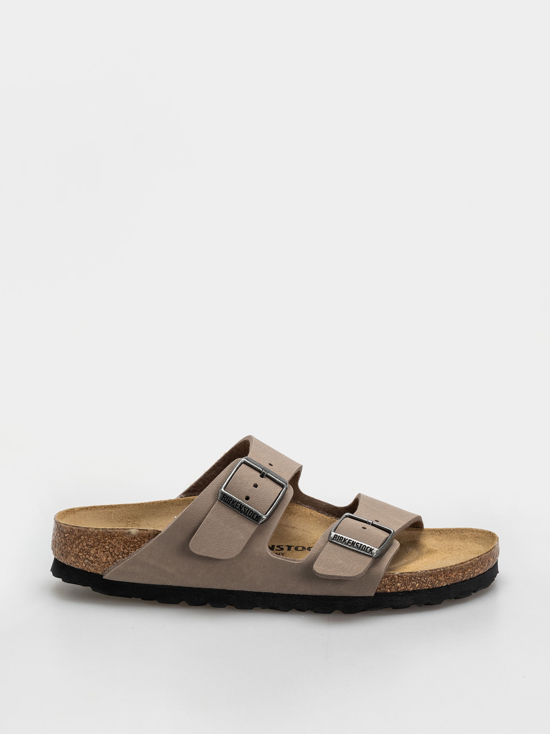 Birkenstock Arizona Birkibuc Narrow Flip-flops (gray taupe)