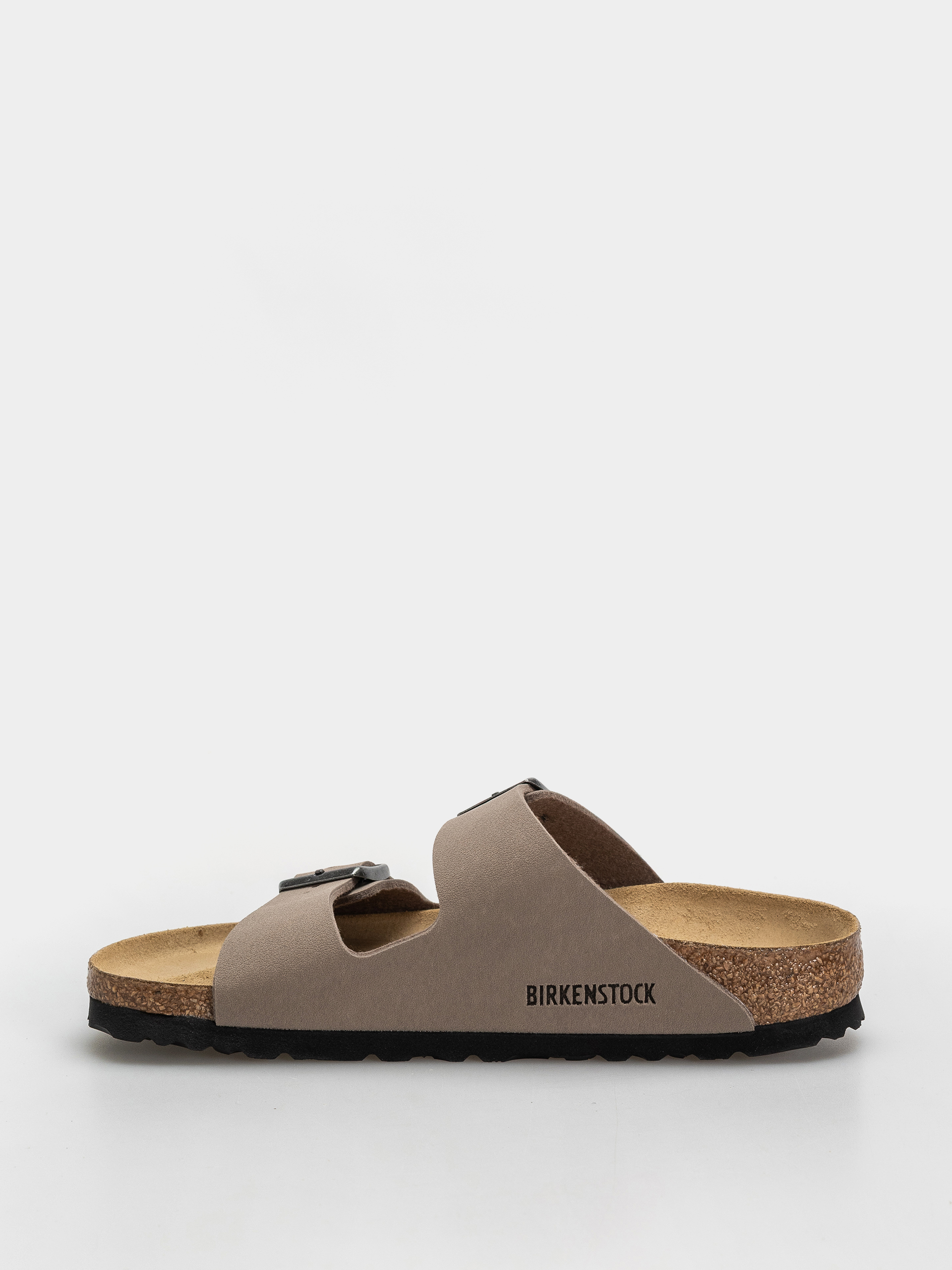 Birkenstock Arizona Birkibuc Narrow Flip-flops (gray taupe)