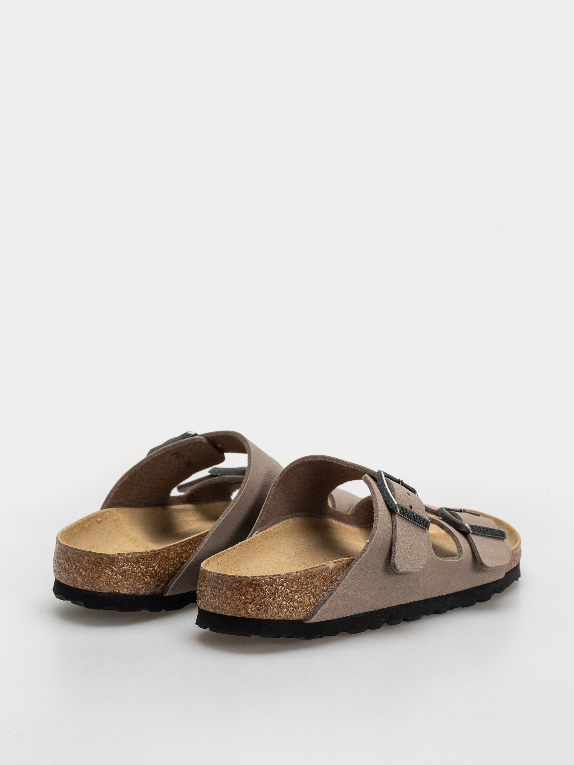 Birkenstock Arizona Birkibuc Narrow Flip-flops (gray taupe)