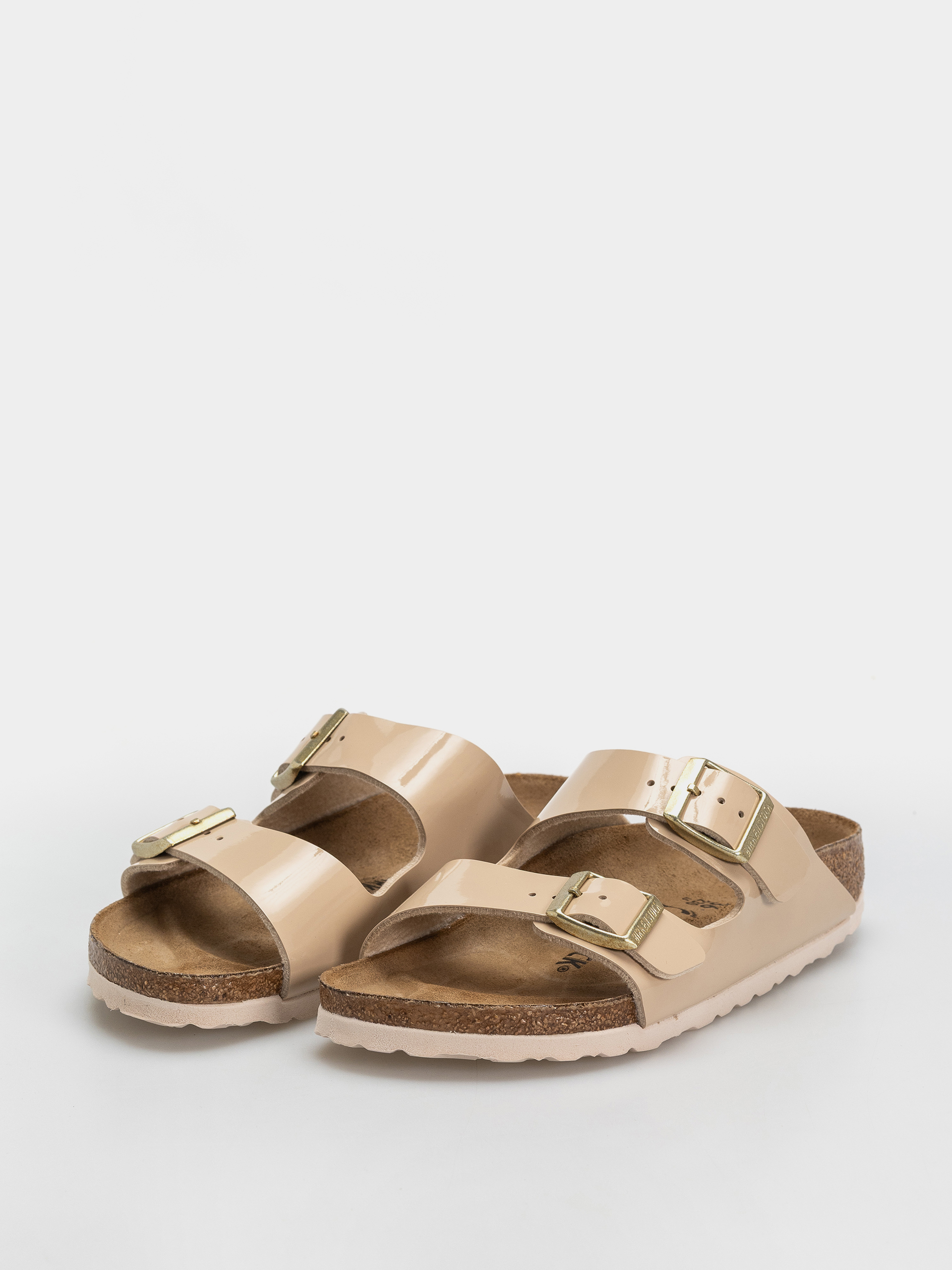 Birkenstock Arizona Birko Flor Patent Narrow Wmn Flip-flops (sand)