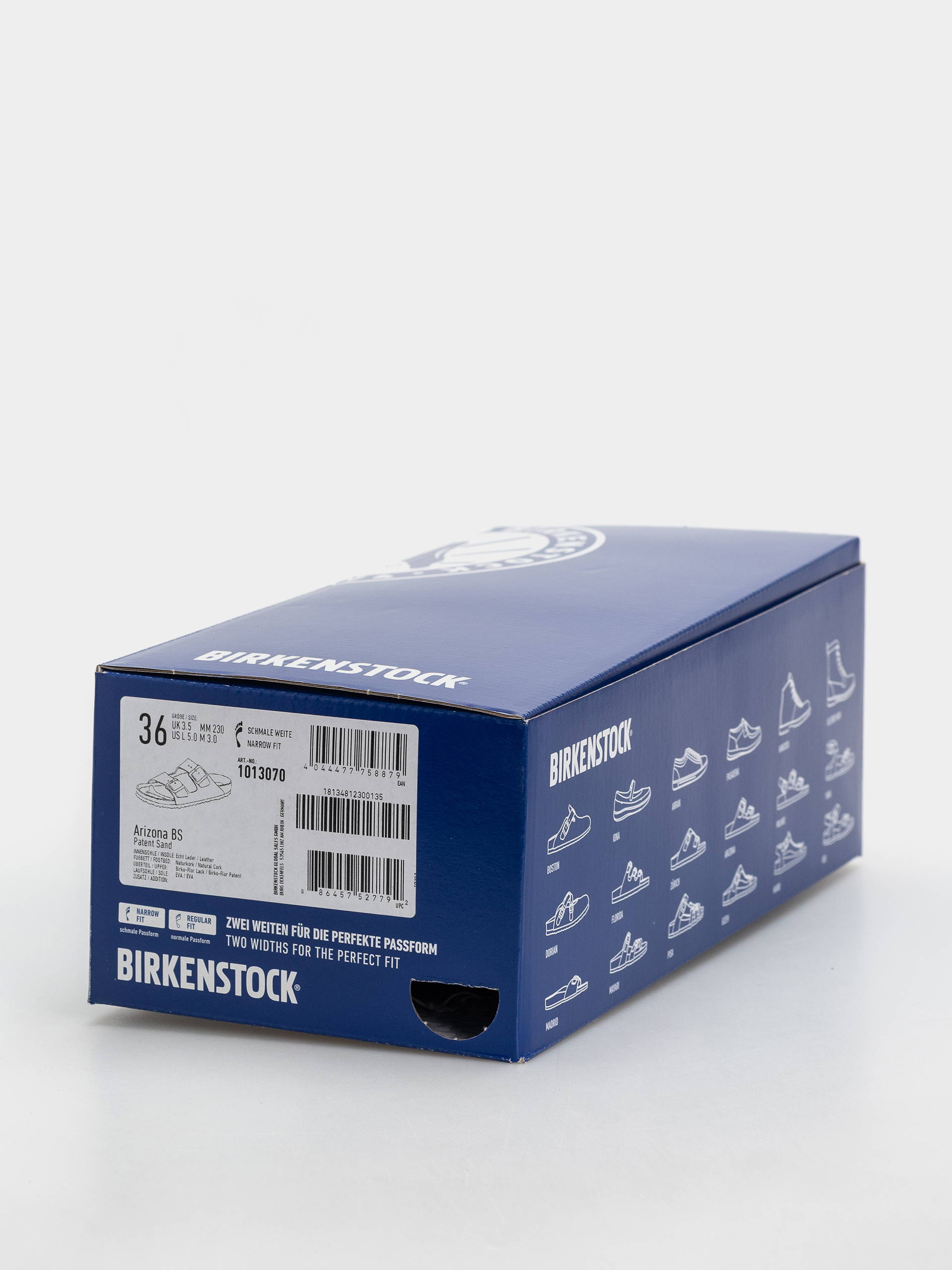 Birkenstock Arizona Birko Flor Patent Narrow Wmn Flip-flops (sand)