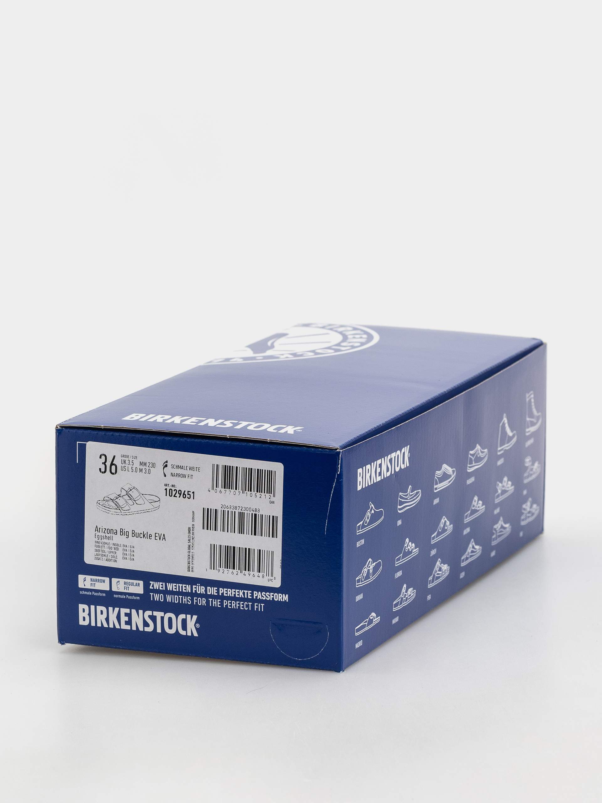 Birkenstock Arizona Big Buckle EVA Narrow Wmn Flip-flops (eggshell)