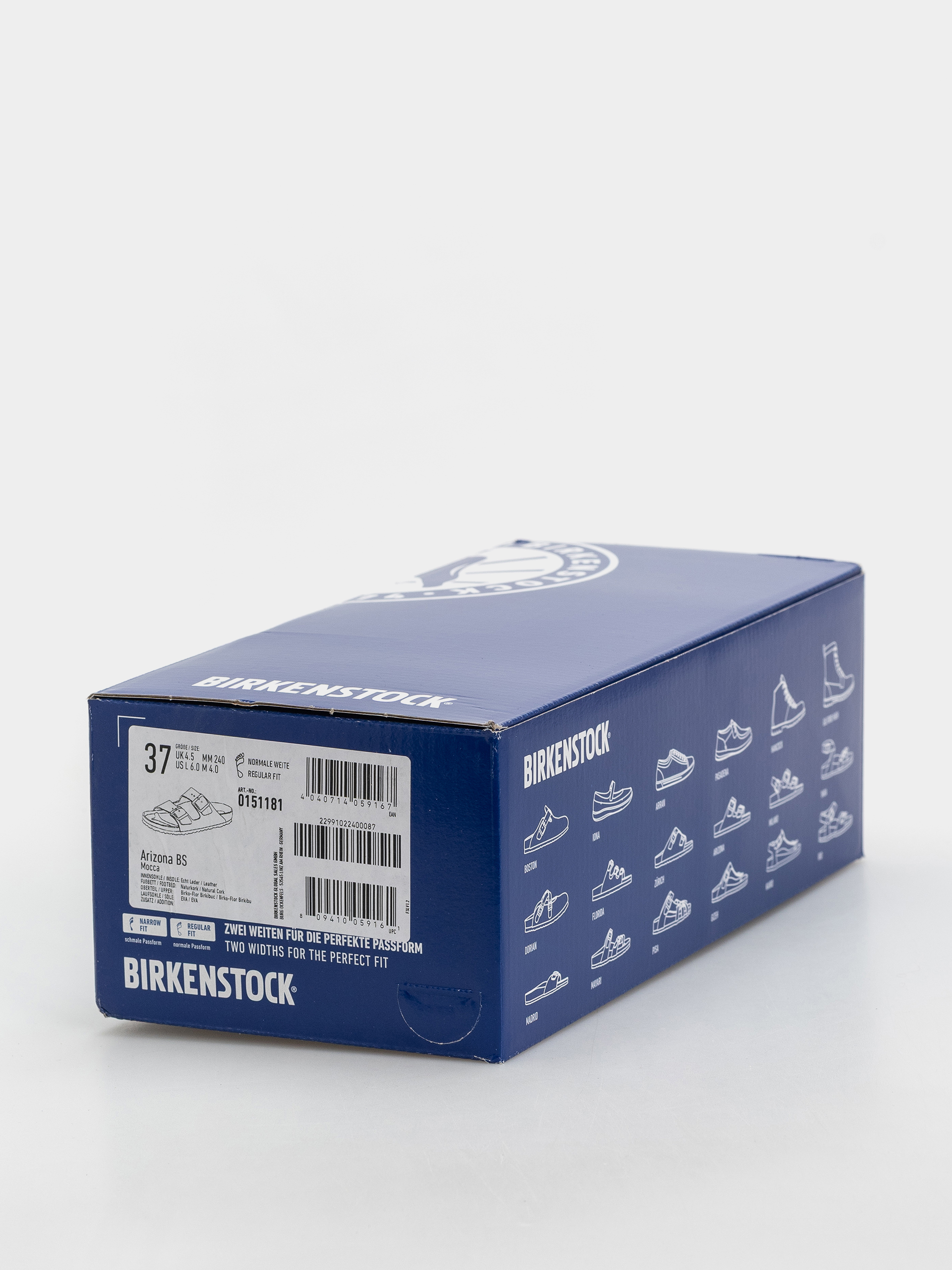 Birkenstock Arizona Birkibuc Regular Flip Flops (mocca)