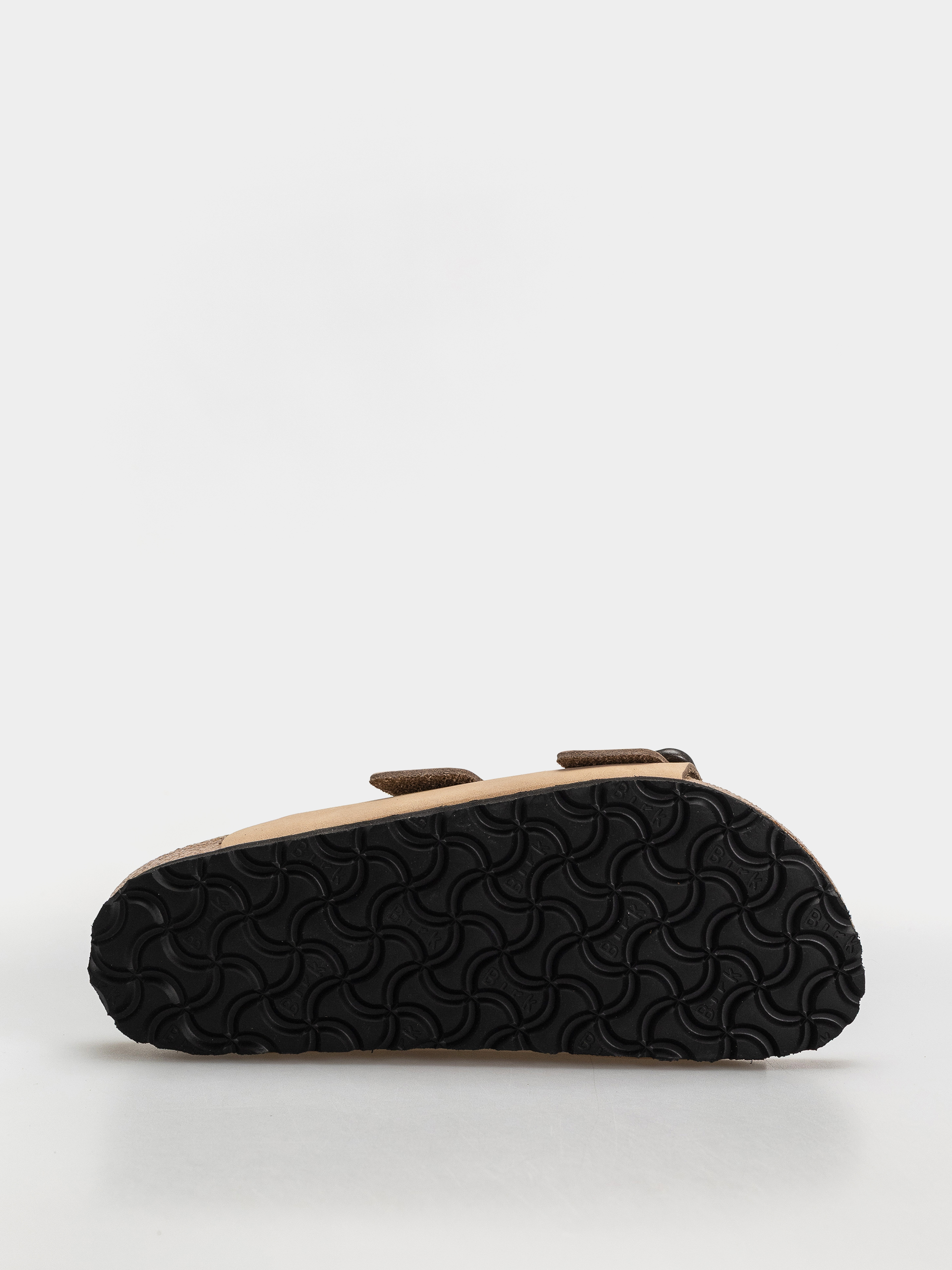 Birkenstock Arizona Wire Buckle Nubuck Leather Narrow Flip-flops (sandcastle)