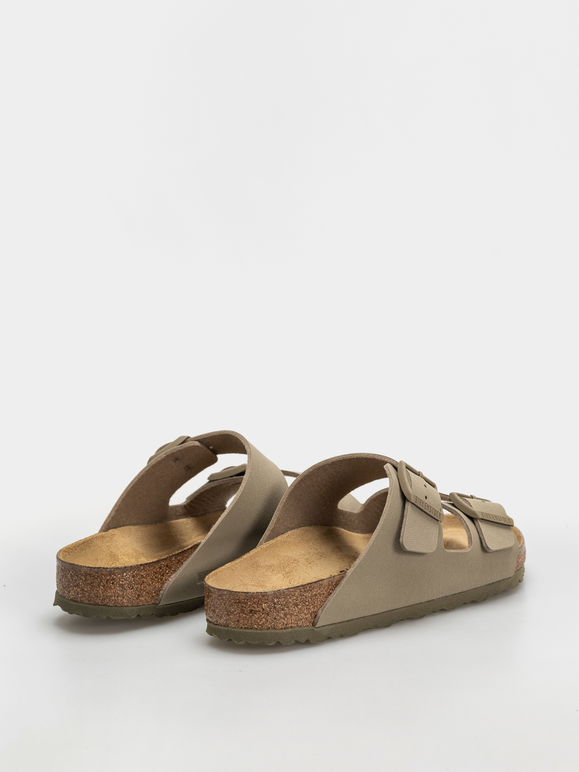 Birkenstock Arizona Birko Flor Regular Flip-flops (faded khaki)