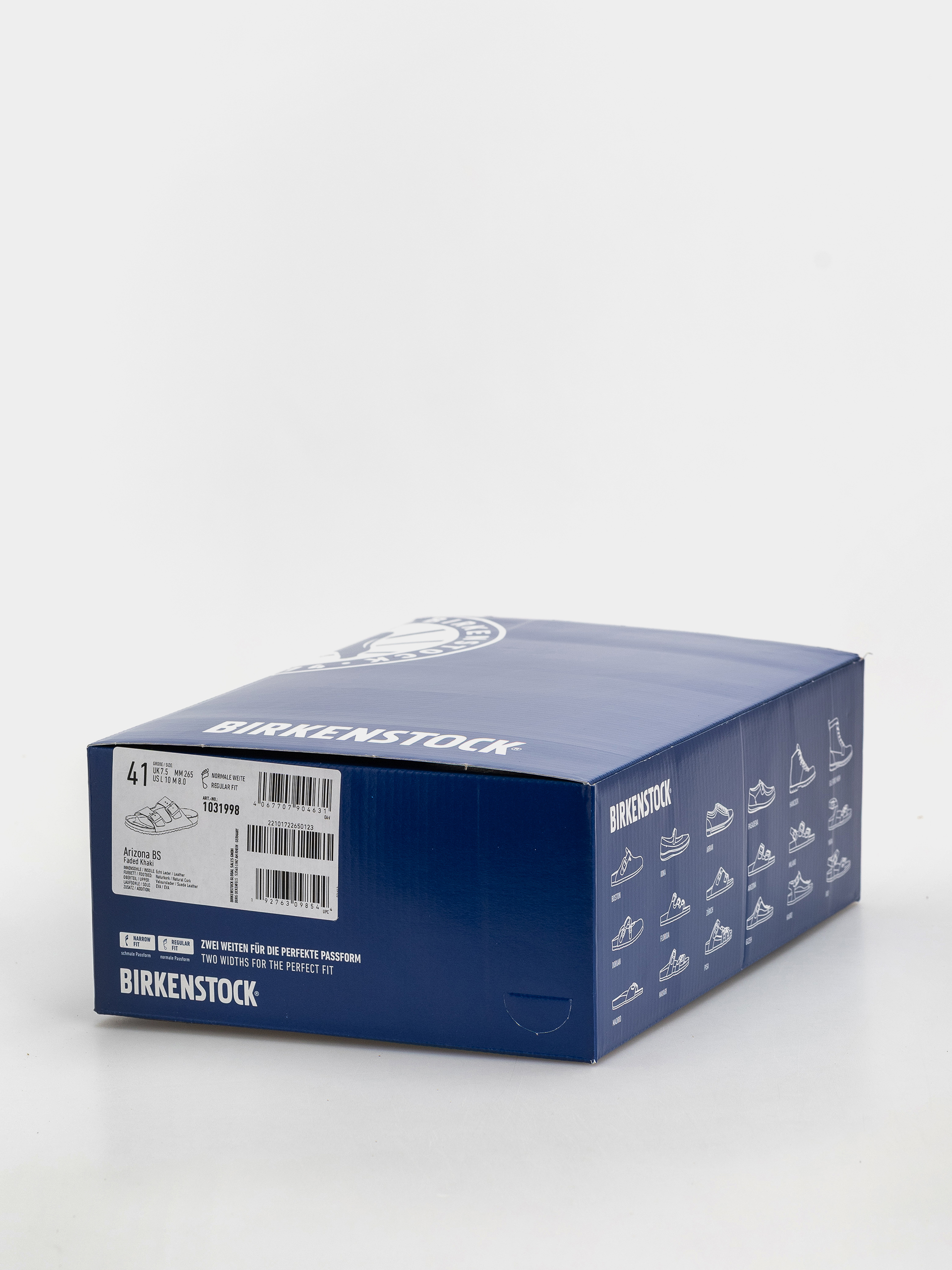 Birkenstock Arizona Suede Leather Regular Flip-flops (faded khaki)