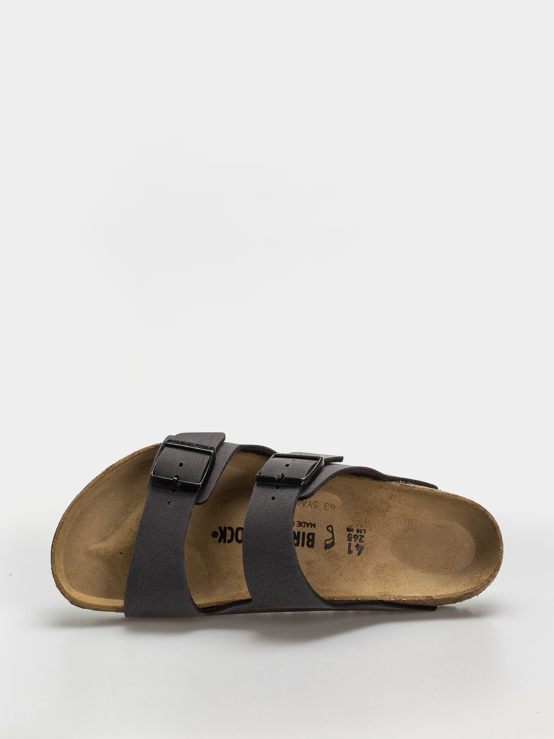 Birkenstock Arizona Birkibuc Regular Flip-flops (velvet gray/black)