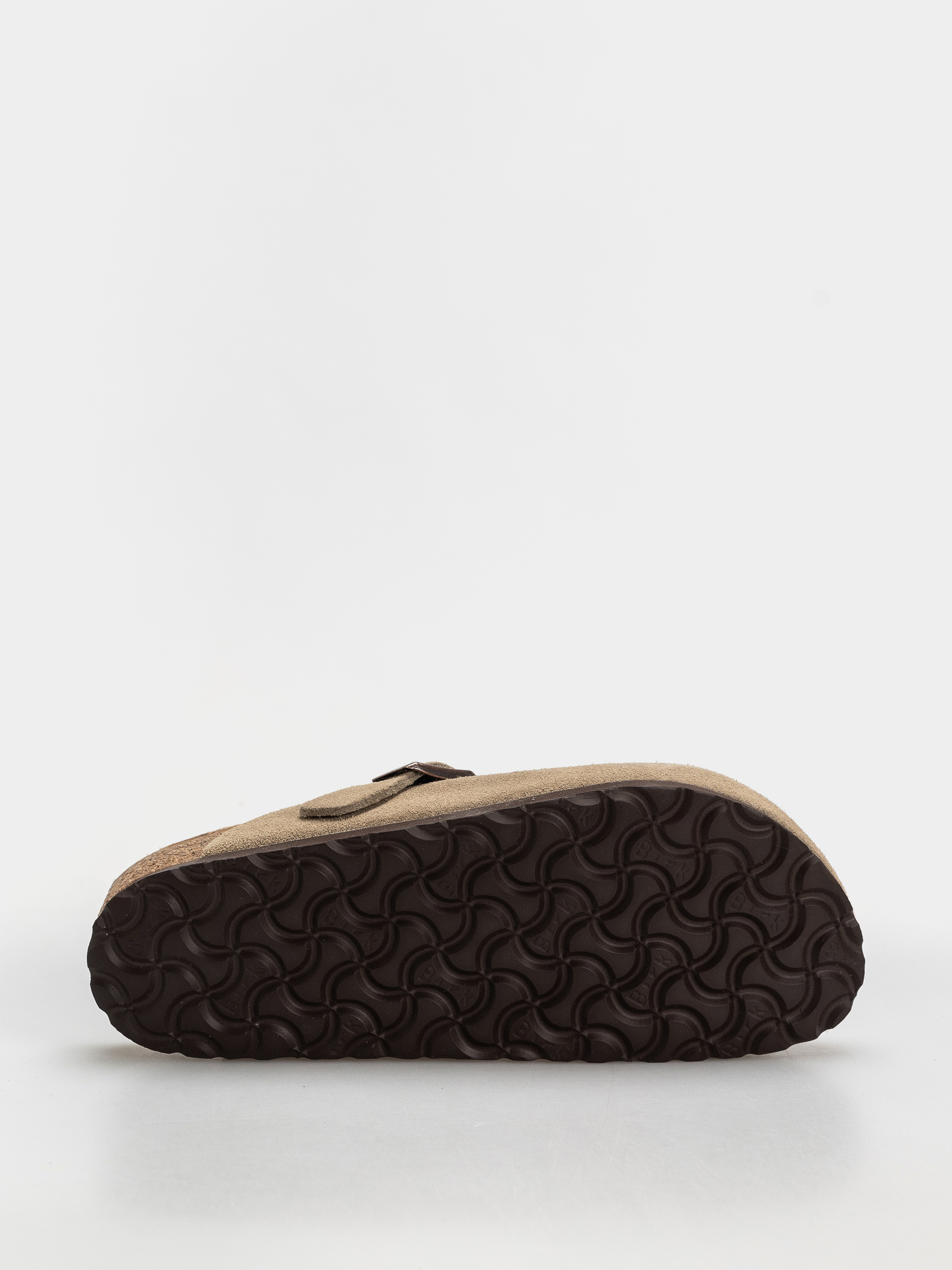 Birkenstock Boston Suede Leather Narrow Wmn Flip Flops (taupe)