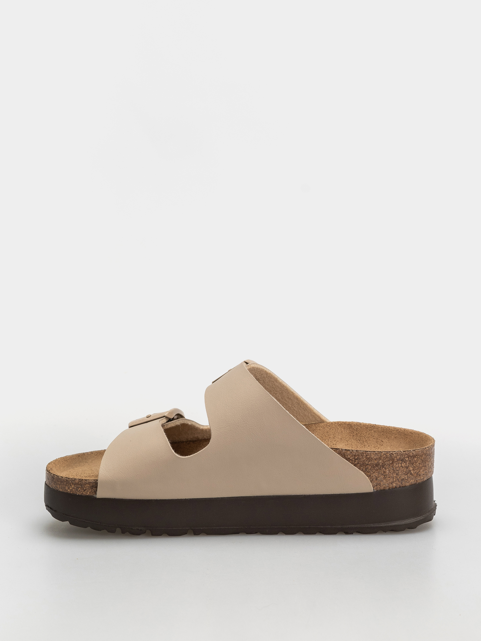 Birkenstock Arizona Flex Platform Birko Flor Narrow Wmn Flip-flops (sandcastle)