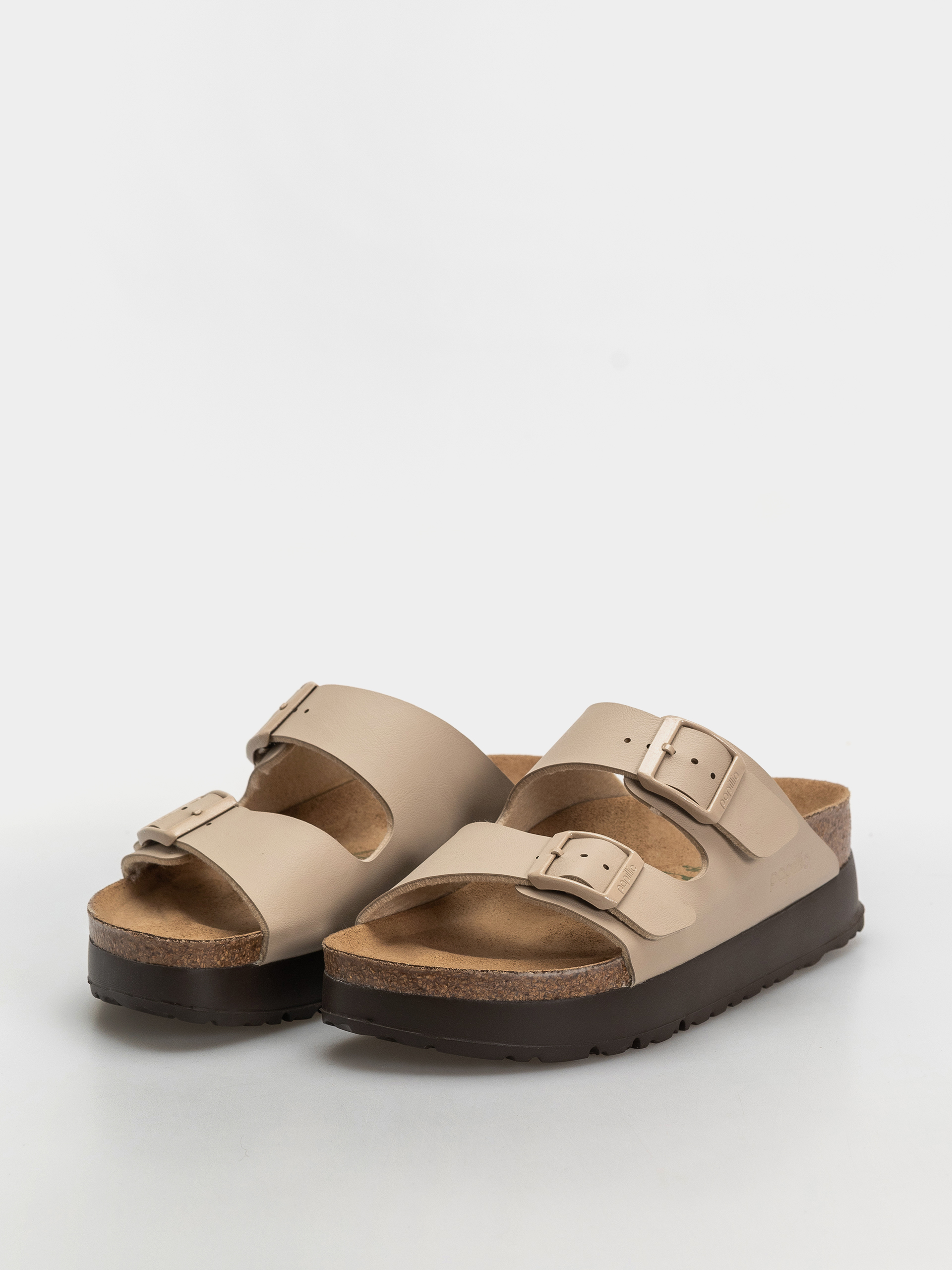 Birkenstock Arizona Flex Platform Birko Flor Narrow Wmn Flip-flops (sandcastle)