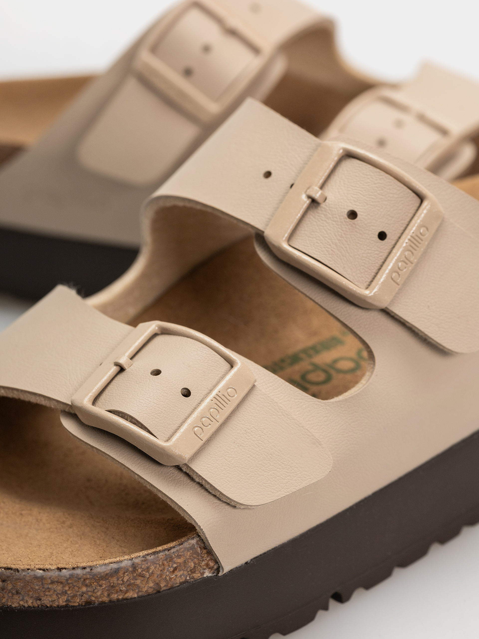 Birkenstock Arizona Flex Platform Birko Flor Narrow Wmn Flip Flops (sandcastle)