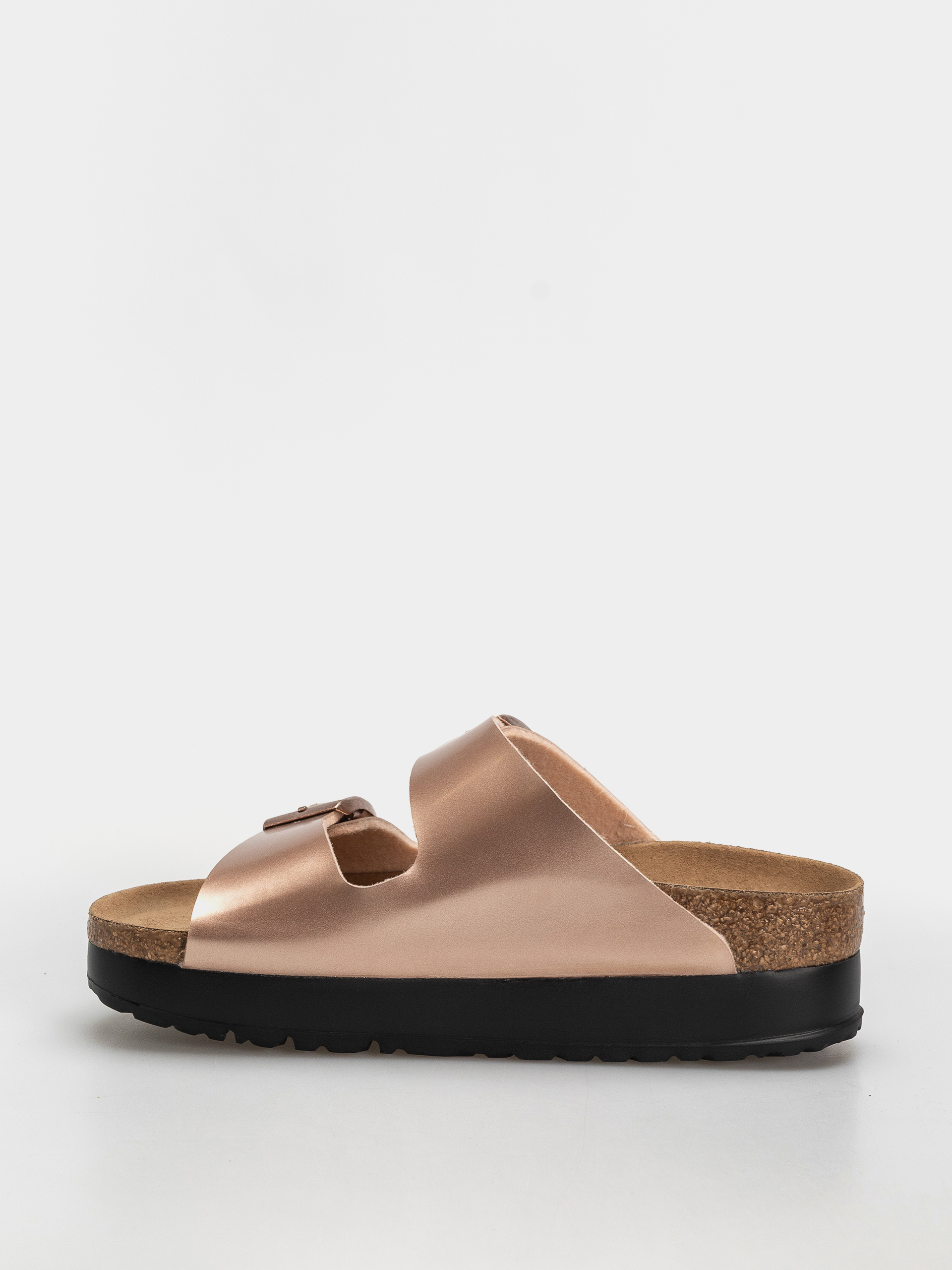 Birkenstock Arizona Flex Platform Birko Flor Narrow Wmn Flip-flops (electric metallic copper)