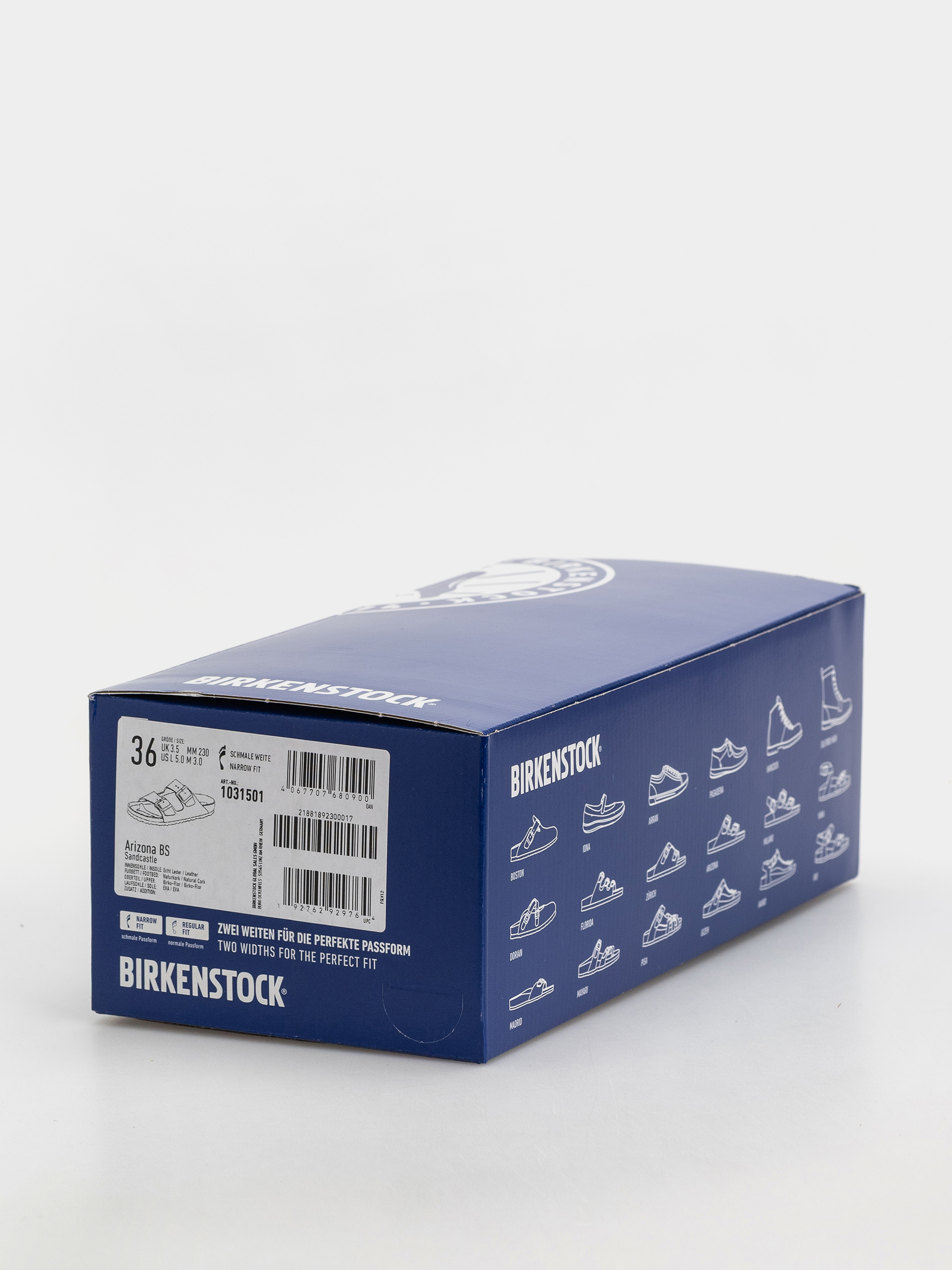 Birkenstock Arizona Birko Flor Narrow Flip-flops (sandcastle)