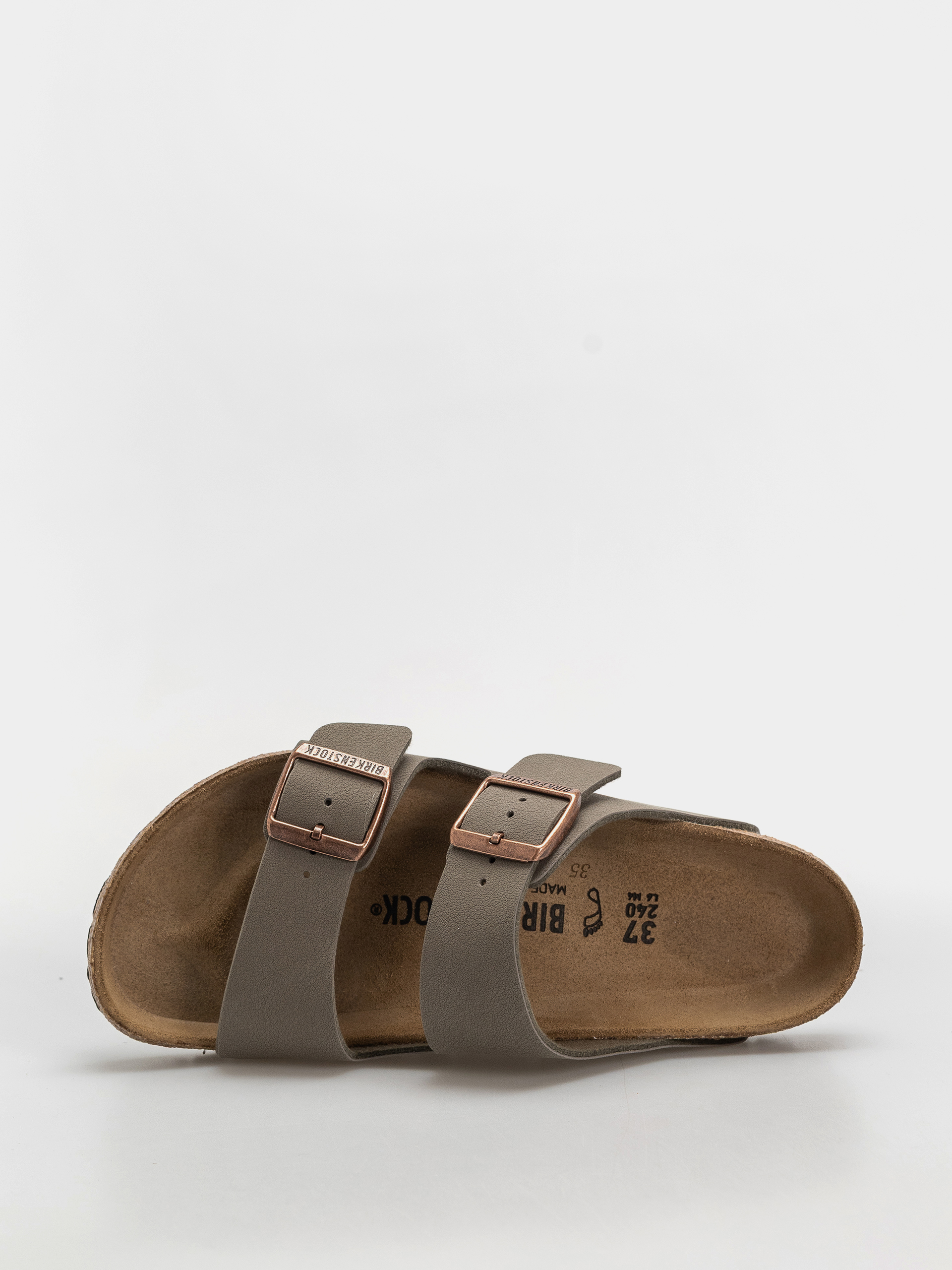 Birkenstock Arizona Birkibuc Regular Flip-flops (stone)