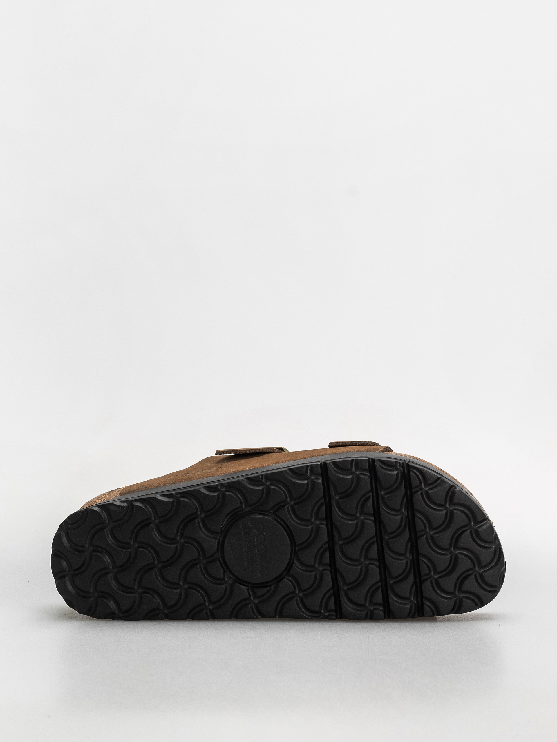 Birkenstock Arizona Flex Platform Nubuck Leather Narrow Wmn Flip Flops (dark tea)