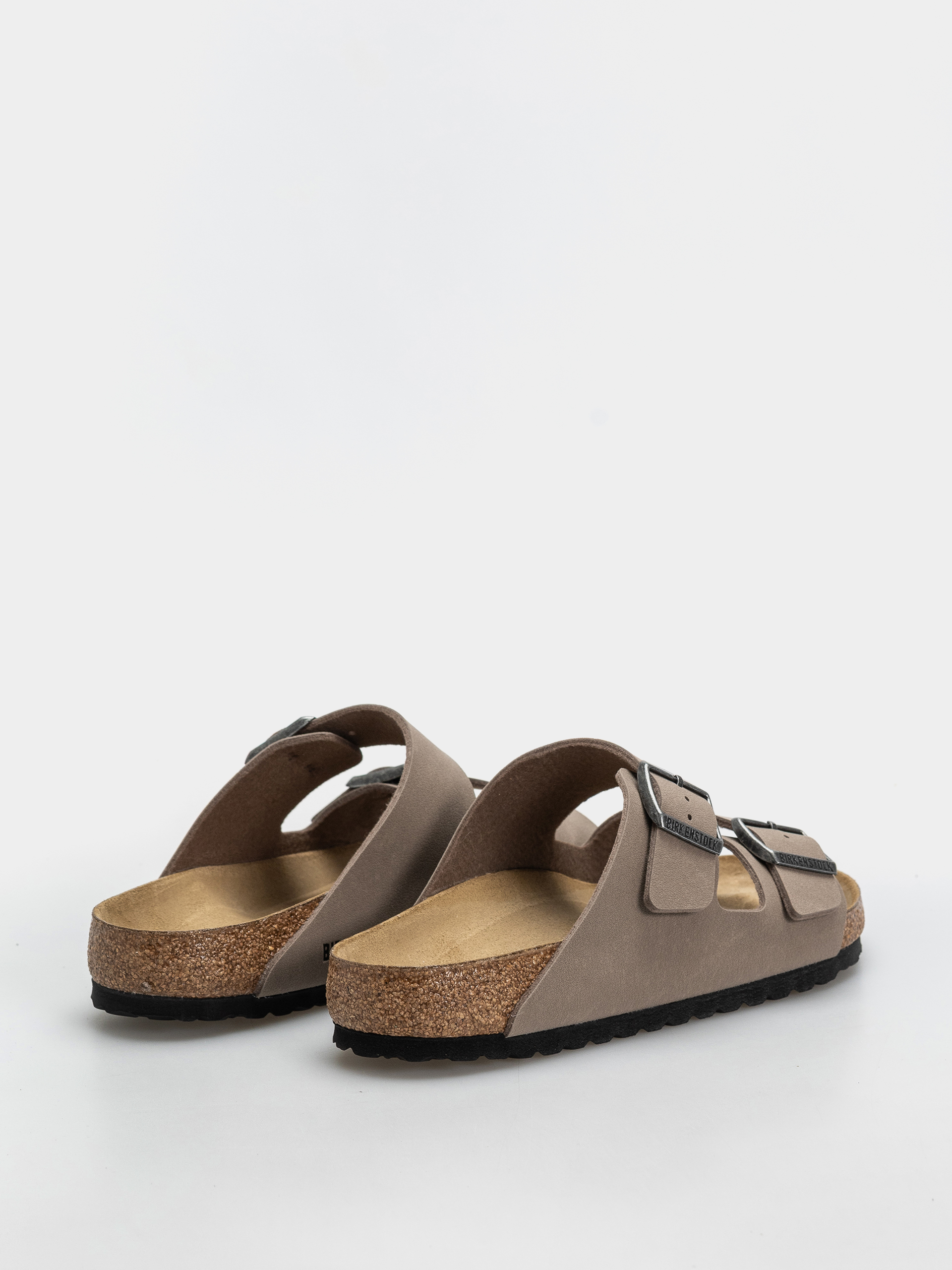 Birkenstock Arizona Birkibuc Regular Flip-flops (gray taupe)