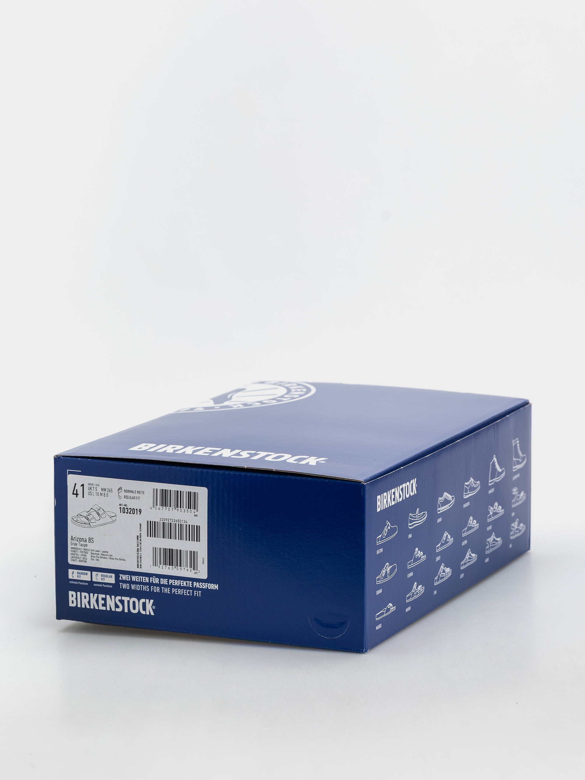 Birkenstock Arizona Birkibuc Regular Flip Flops (gray taupe)