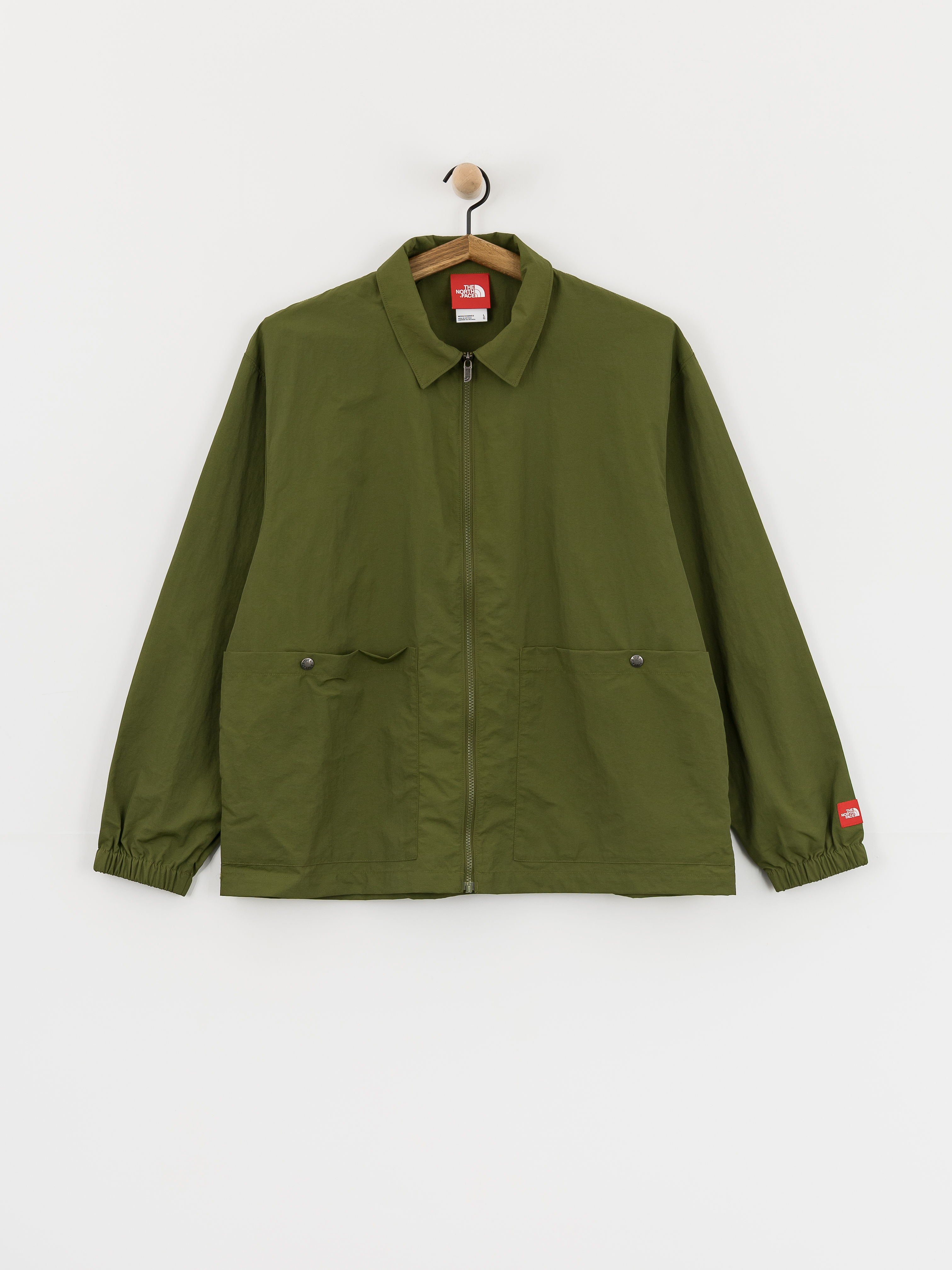 The North Face Tnf Red Box Nylon Longsleeve (woodland green)