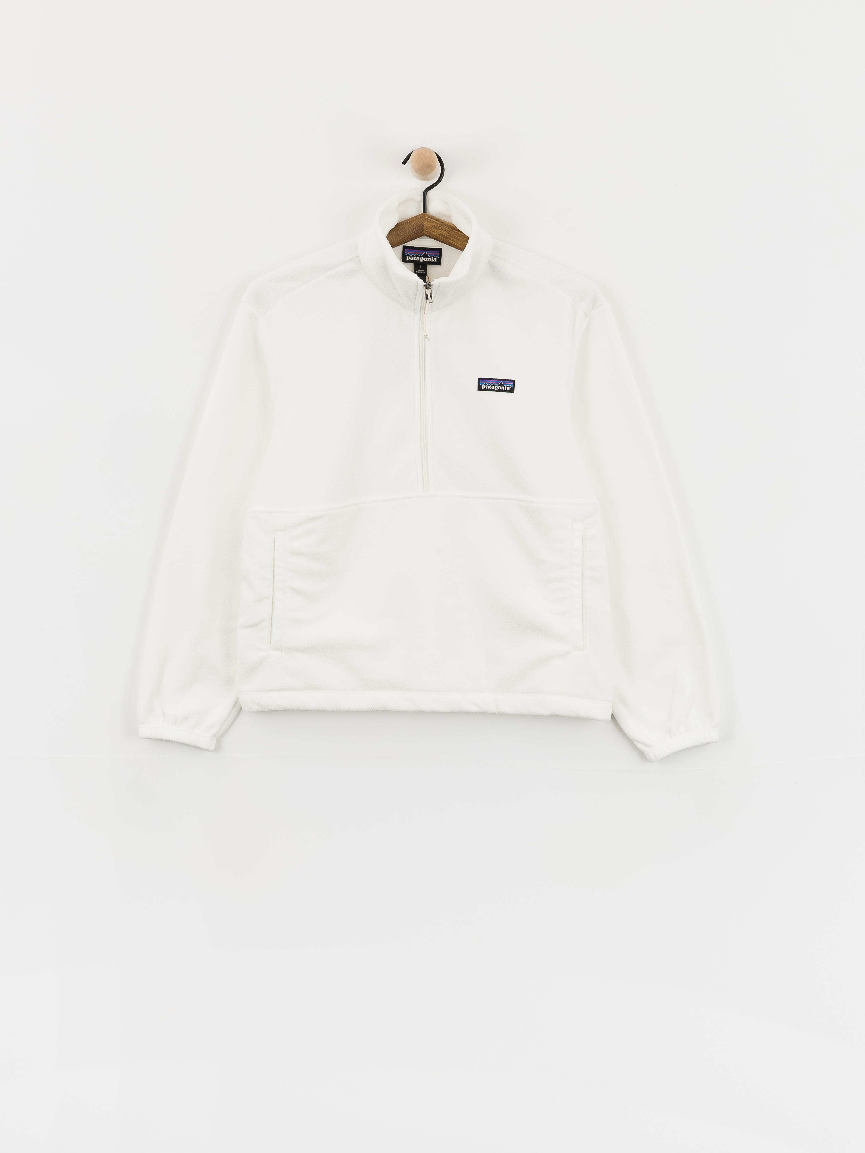 Patagonia Micro D 1/2 Zip Wmn Fleece - white (birch white)