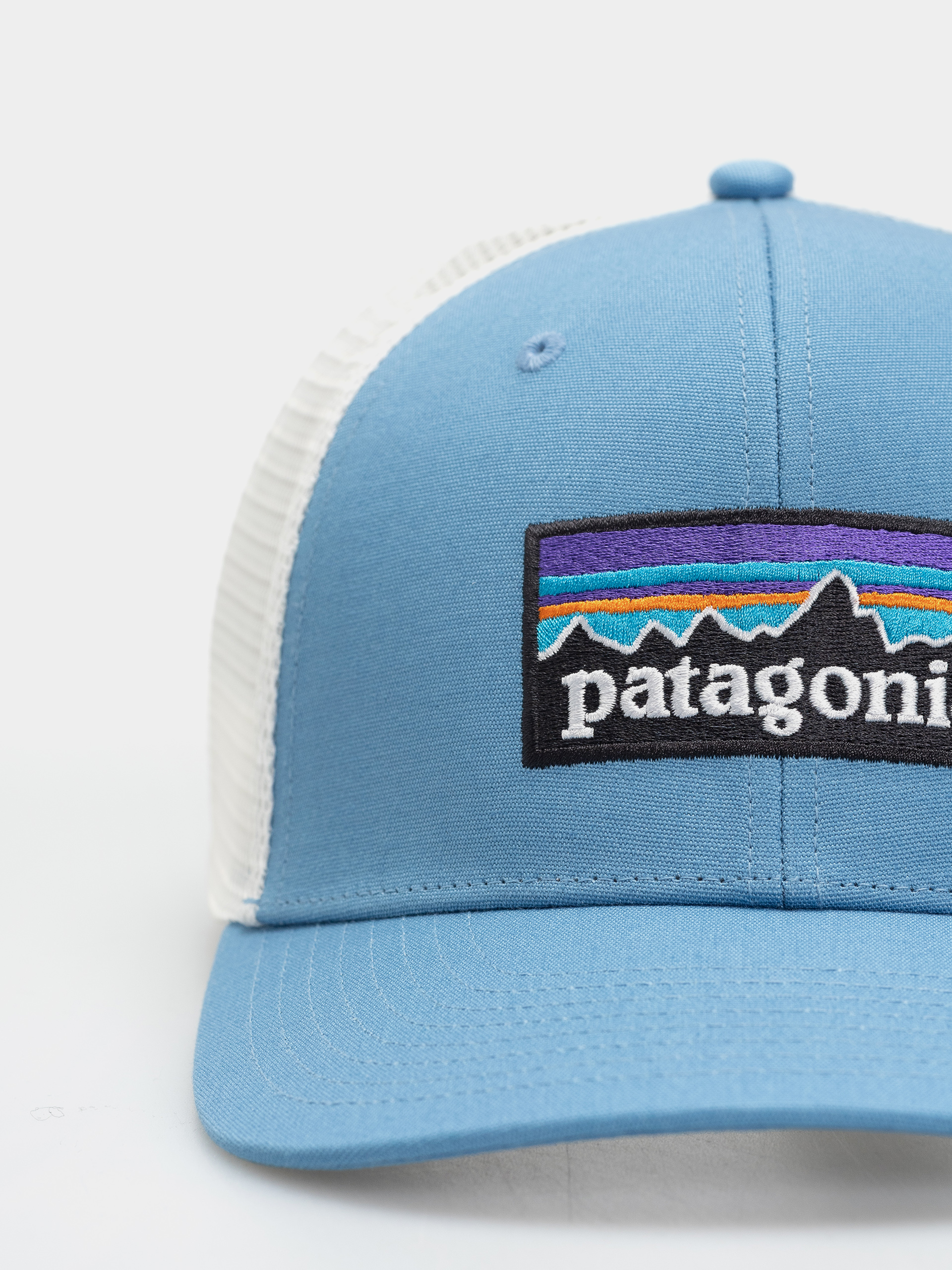 Patagonia P 6 Logo Trucker Cap (shore blue)