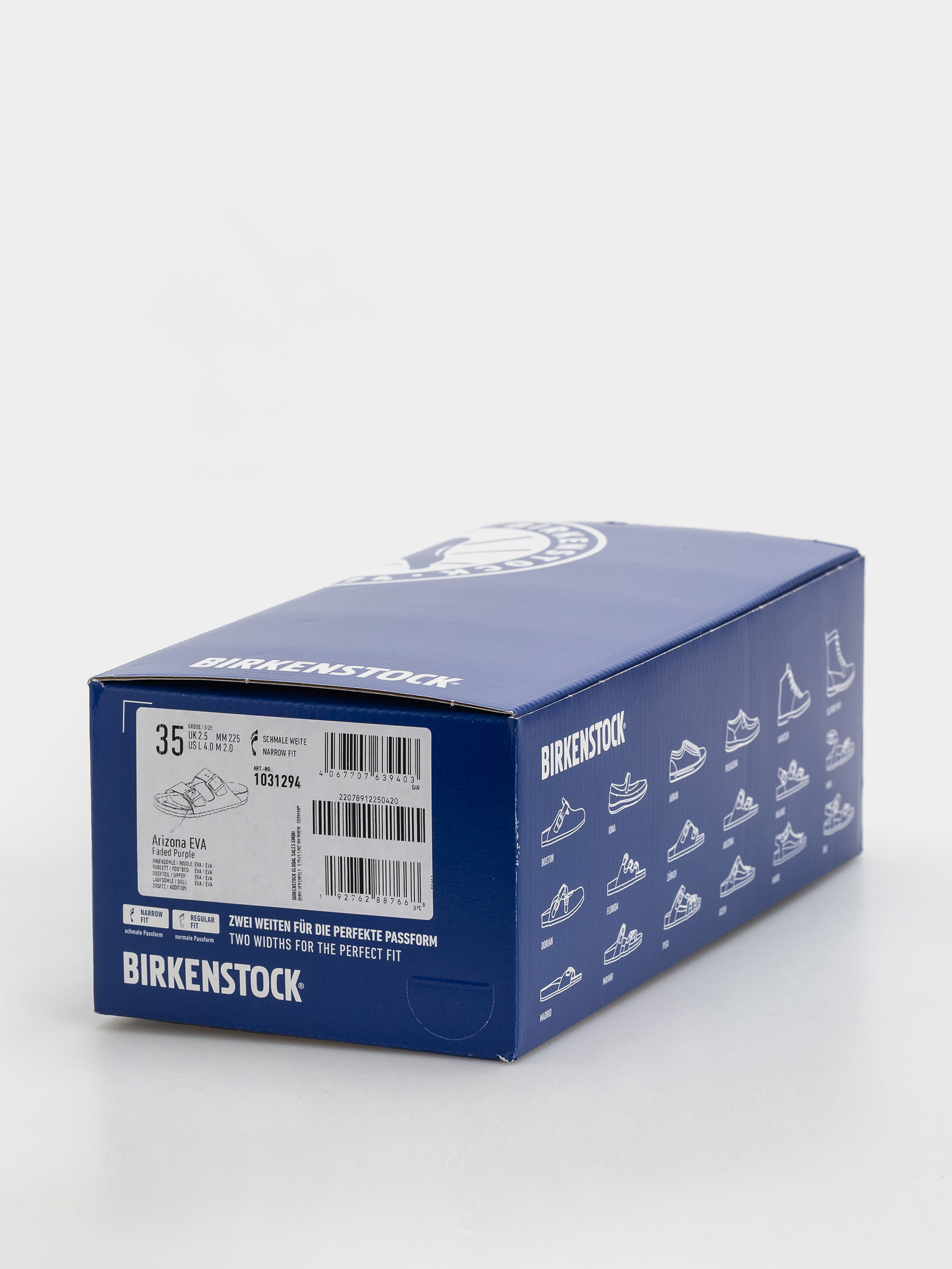 Birkenstock Arizona Essentials EVA Narrow Flip-flops (faded purple)