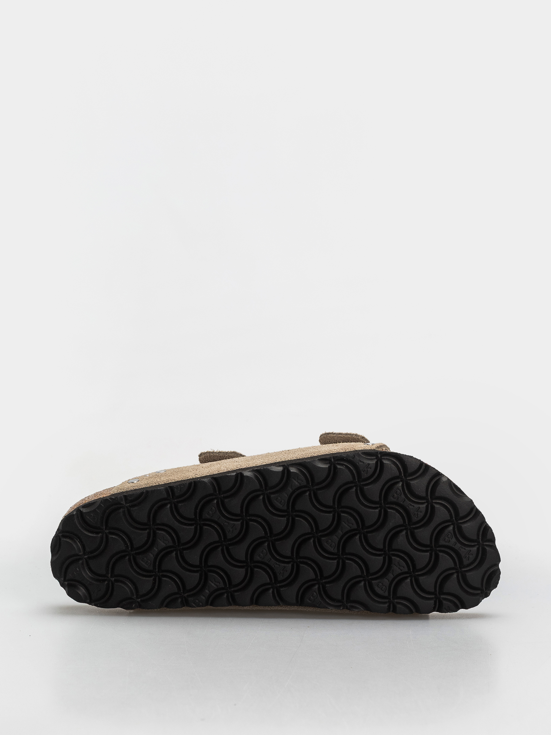 Birkenstock Arizona Rivets Suede Leather Narrow Wmn Flip-flops (taupe)