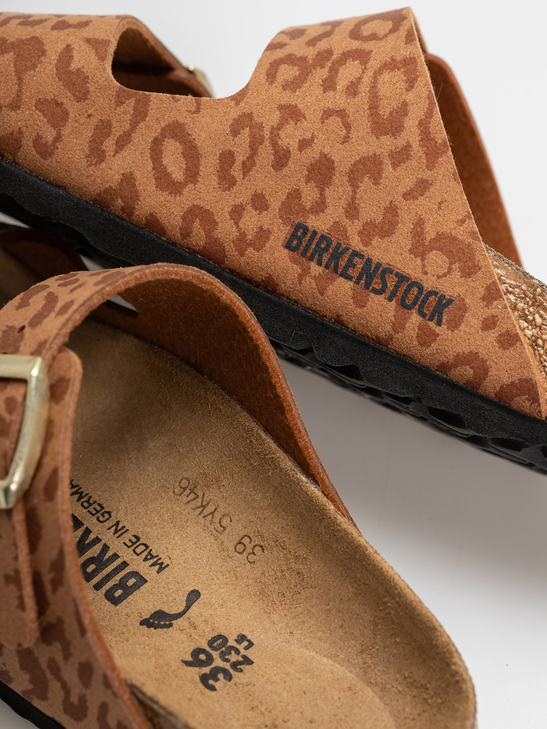 Birkenstock Arizona Synthetics Narrow Wmn Flip-flops (syn leo pecan)