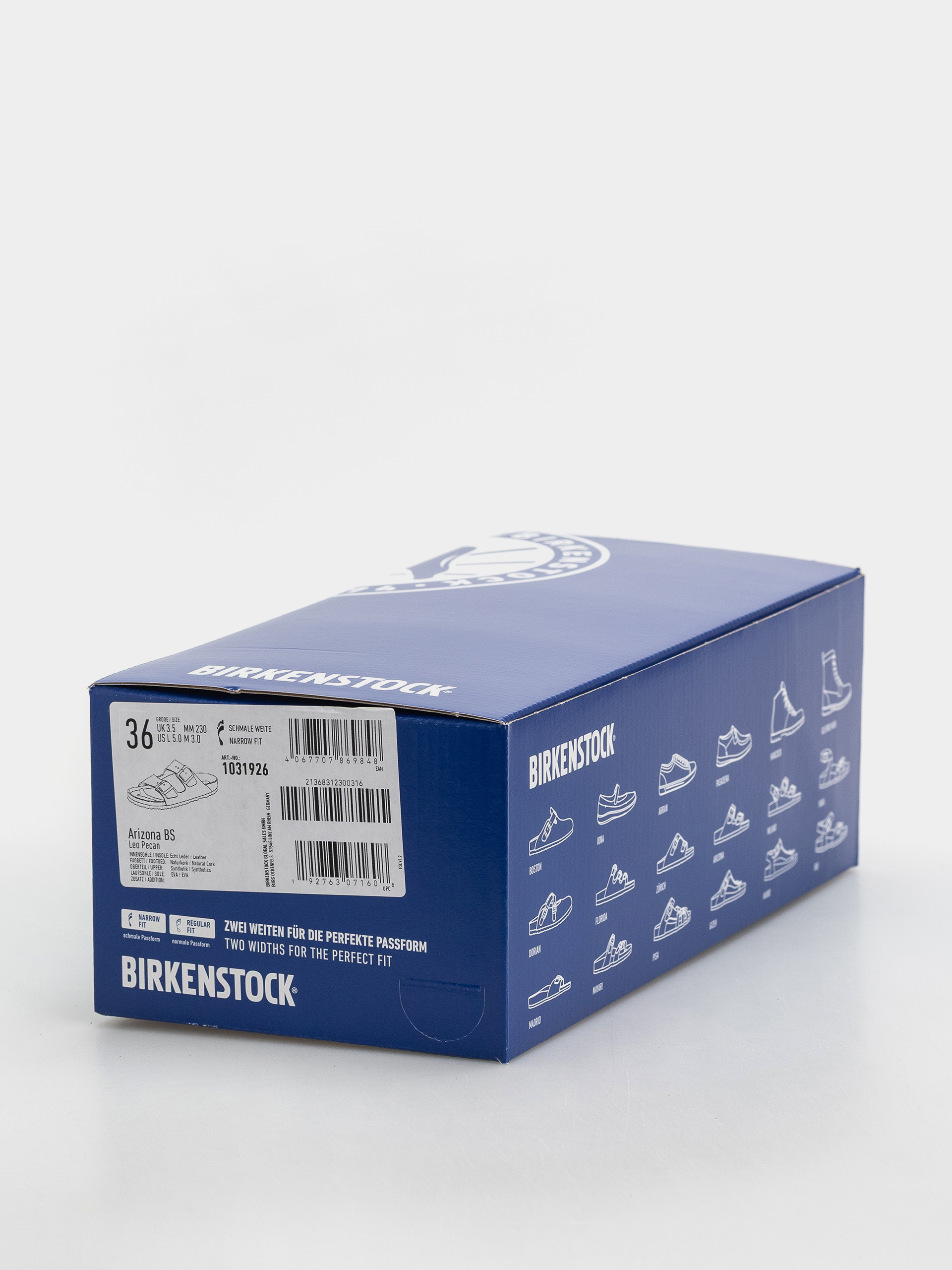 Birkenstock Arizona Synthetics Narrow Wmn Flip-flops (syn leo pecan)