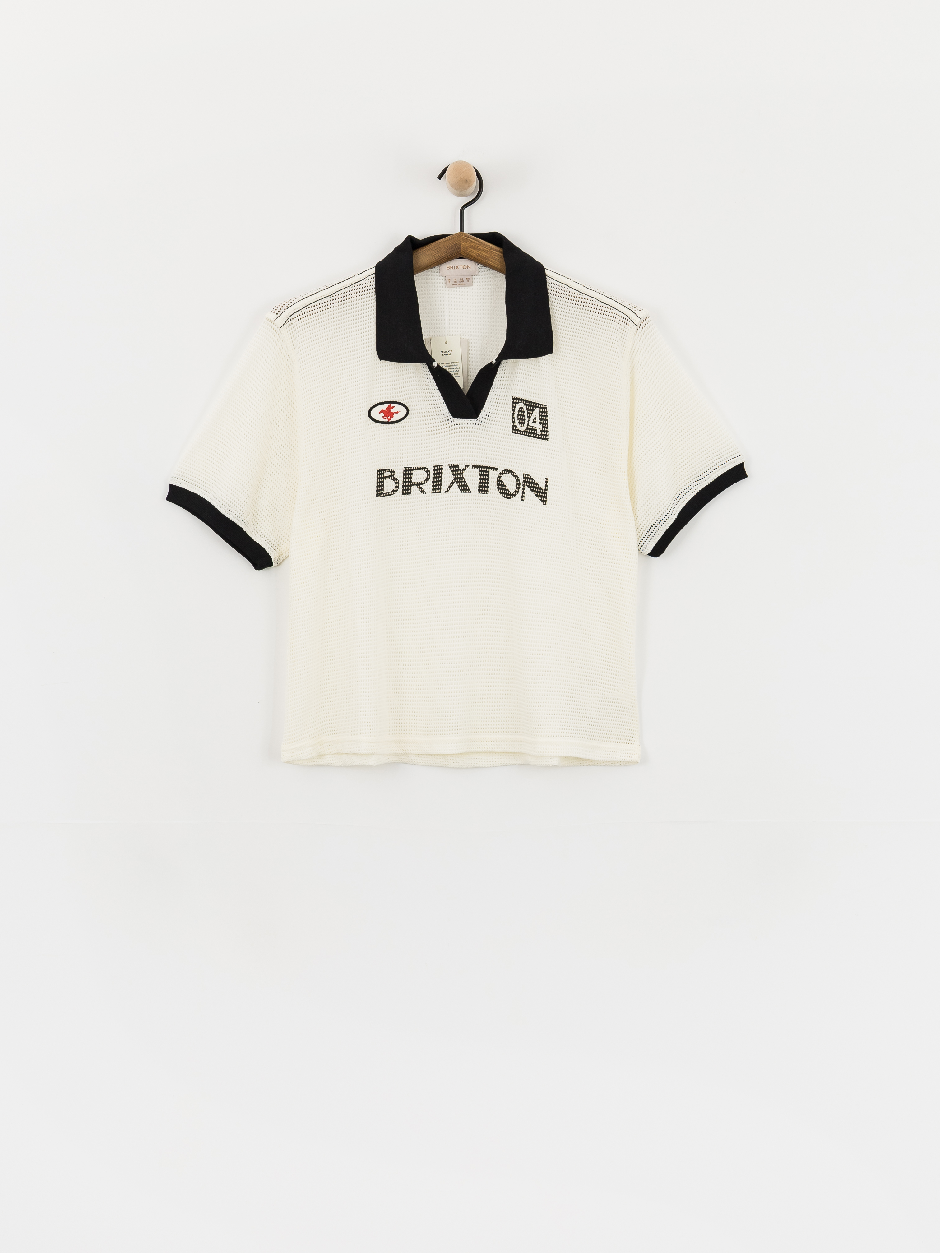 Brixton Varsity Wmn T-Shirt (off white/black)