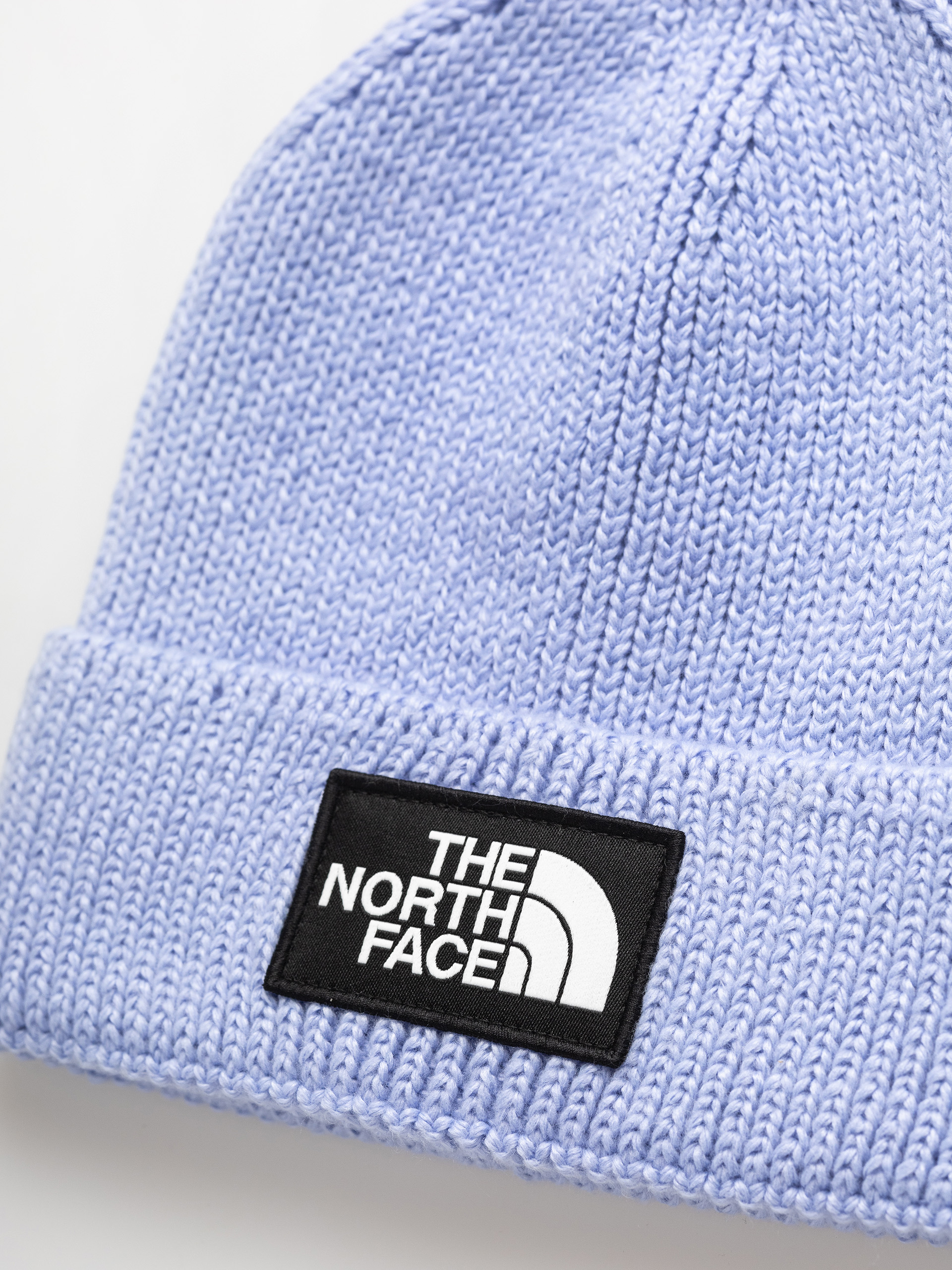 The North Face Tnf Logo Box Cuffed Mütze (periwinkle glow)