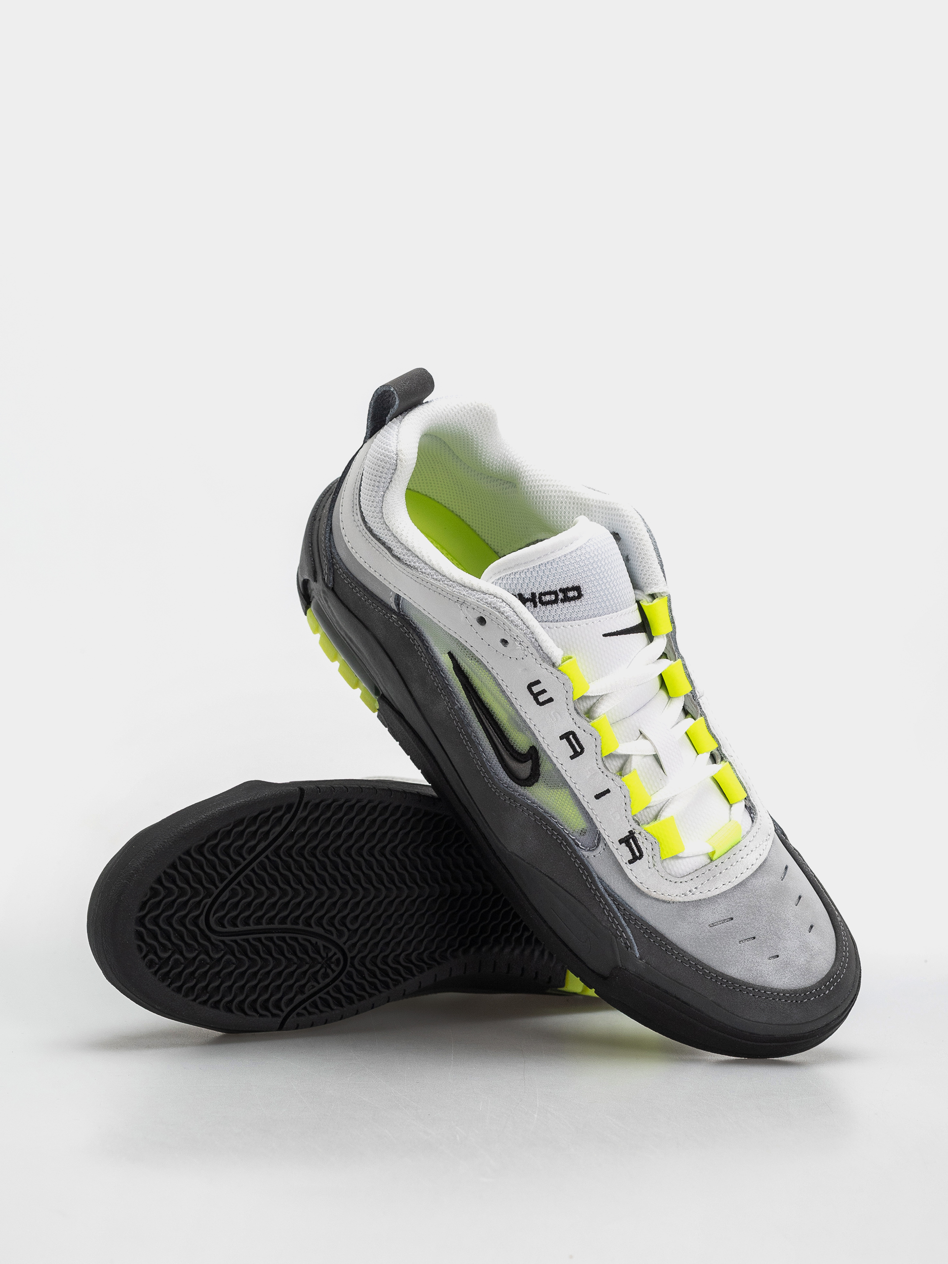 Nike SB Air Max Ishod Shoes (black/neon yellow anthracite lt graphite)
