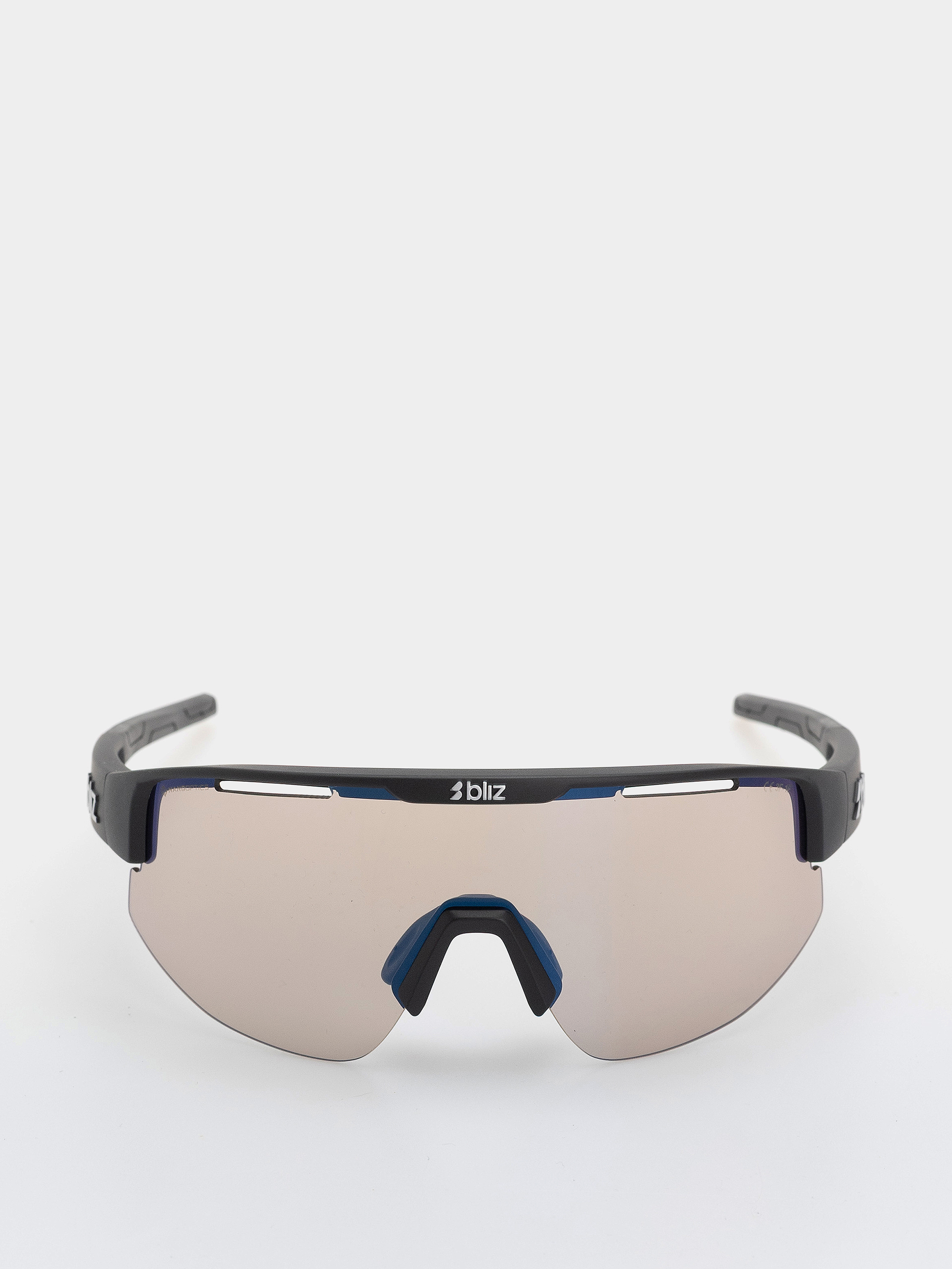Bliz Matrix Sunglasses (matt black/nano optics photochromic brown w blue multi)