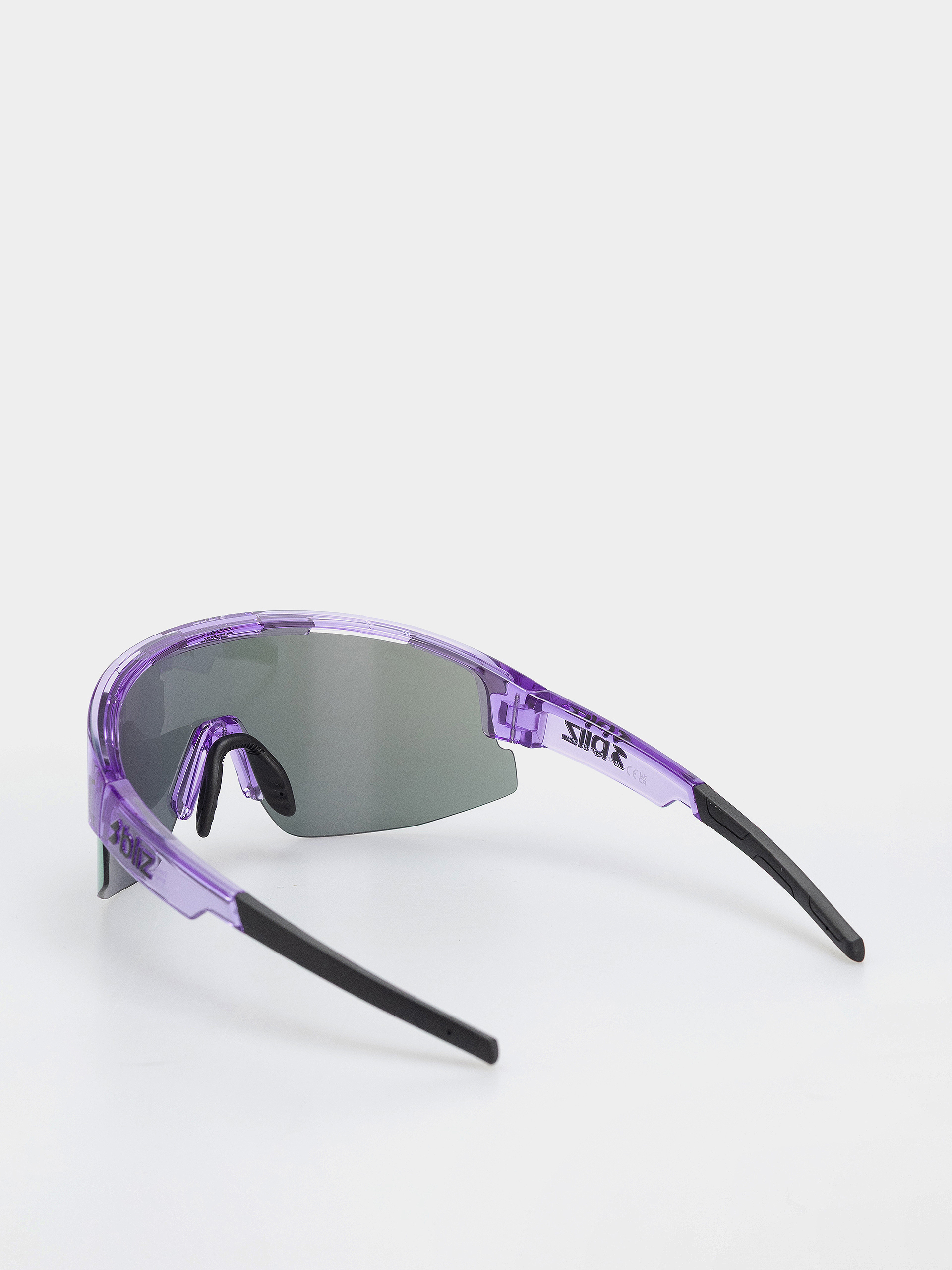 Bliz Matrix Sonnenbrille (transparant purple/smoke w purple multi)