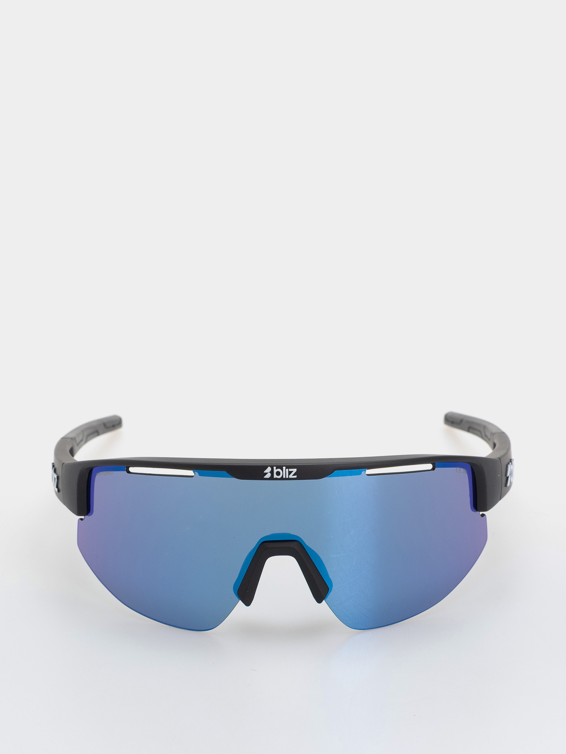 Bliz Matrix Sunglasses (matte black/smoke w blue multi)