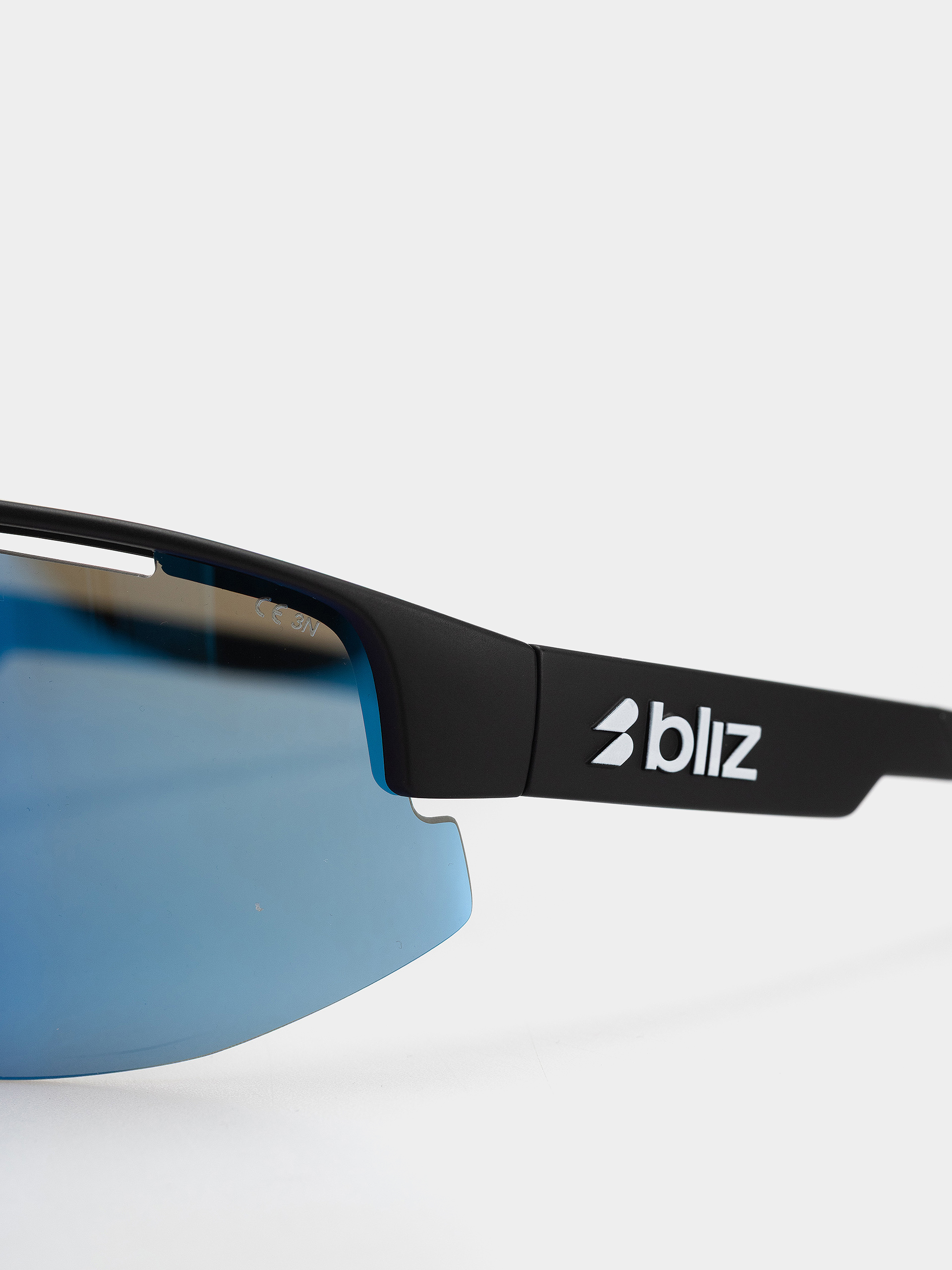 Bliz Matrix Sunglasses (matte black/smoke w blue multi)