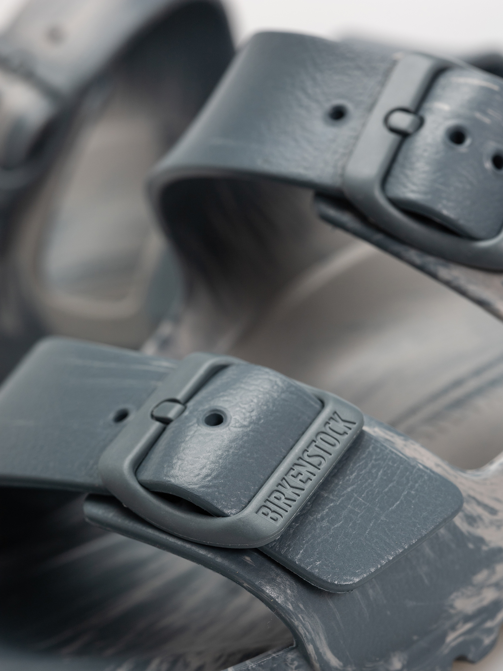 Birkenstock Arizona Essentials EVA Narrow Flip-flops (basalt gray/stone coin multi)