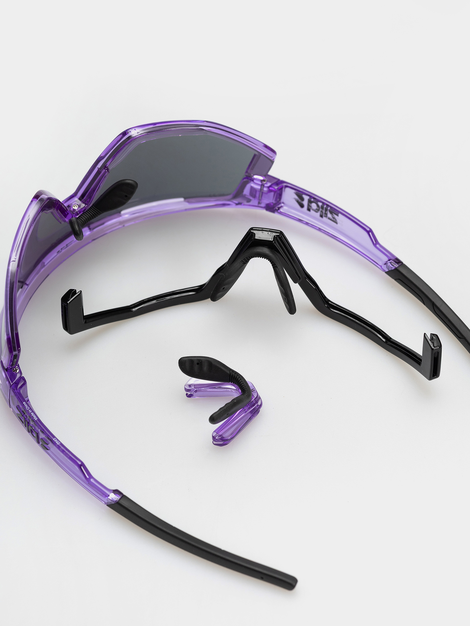 Bliz Matrix Sunglasses (transparant purple/smoke w purple multi)
