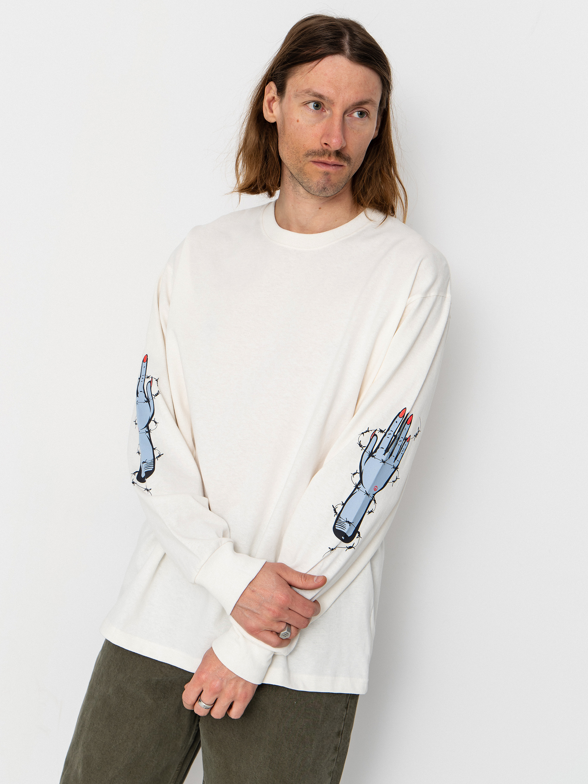 Vans Lx Dayana Zombie Hand Longsleeve (egret)