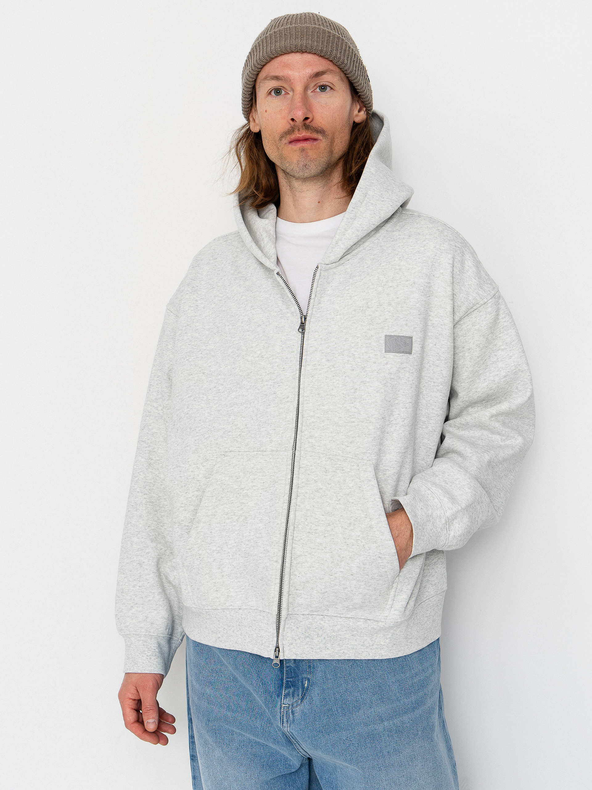 Stussy Basic ZHD Hoodie - grey (ash heather)