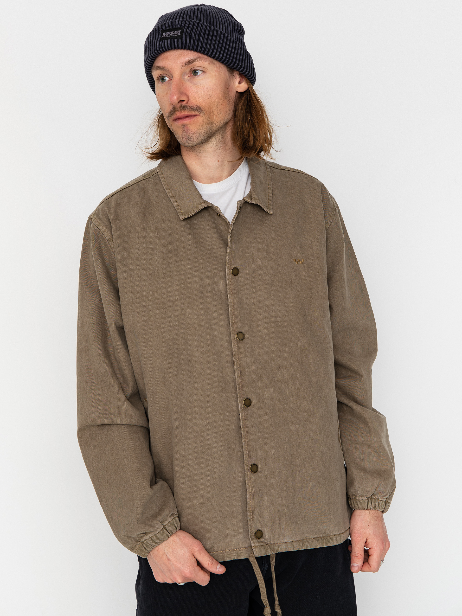 Vans Lx Denim Torrey Coaches Jacket - brown, green (bay leaf)
