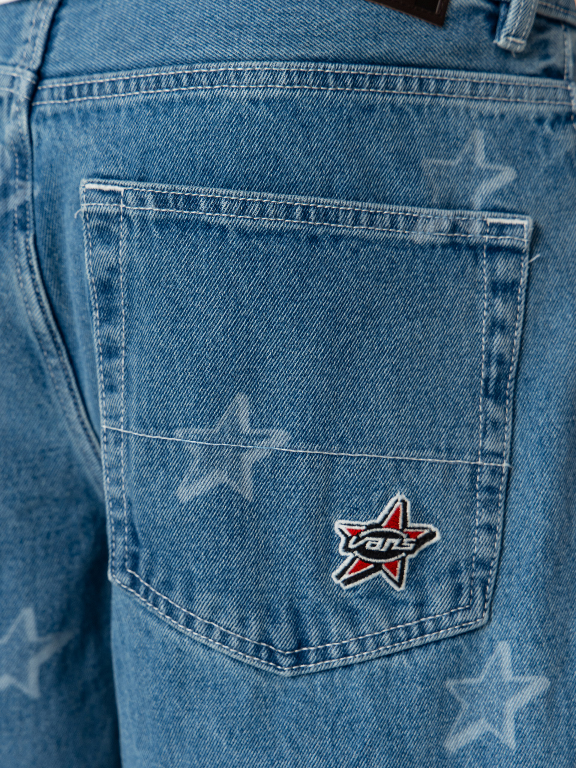 Vans Check 5 Baggy Denim Hose (stonewash/blue)