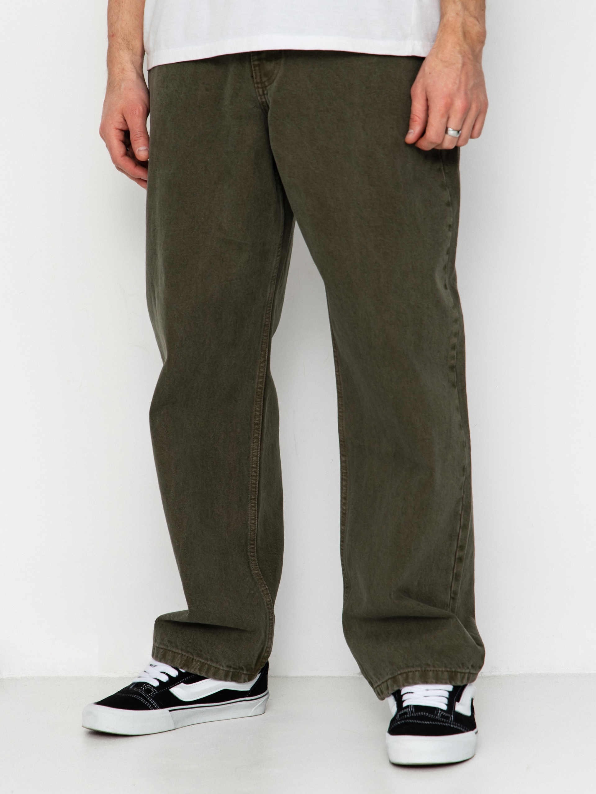 Vans Covina 5Pckt Baggy Denim Pants - orange (scarlet ibis)