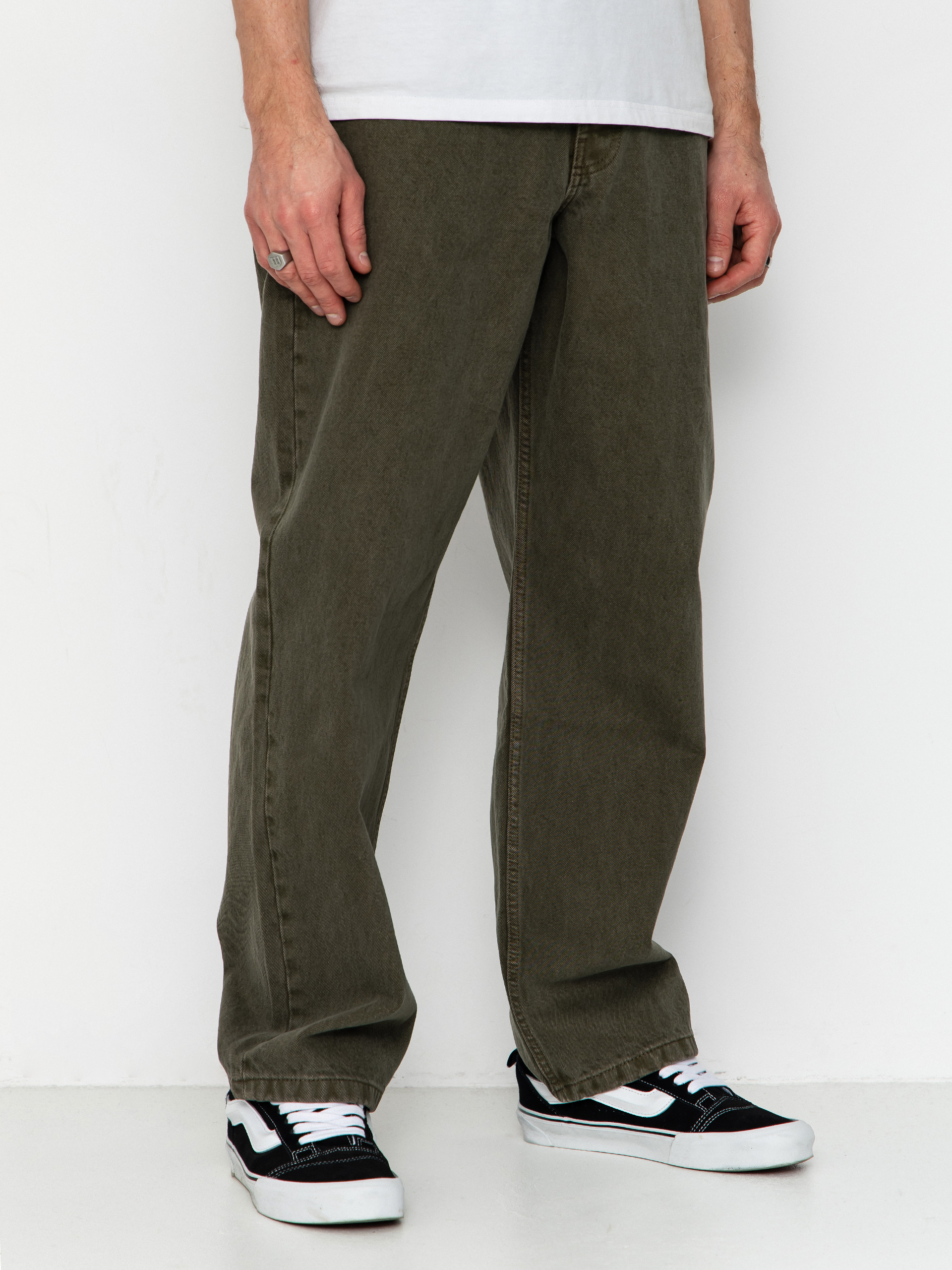 Vans Check 5 Loose Denim Hose (mossy olive)