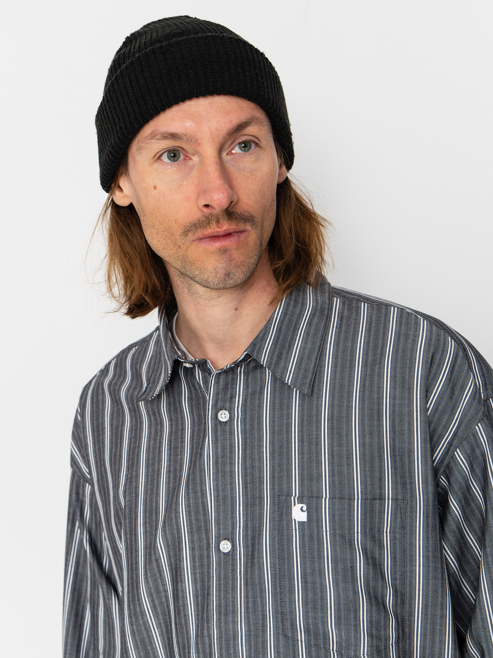 Carhartt WIP Beale Shirt (beale stripe/black/white)