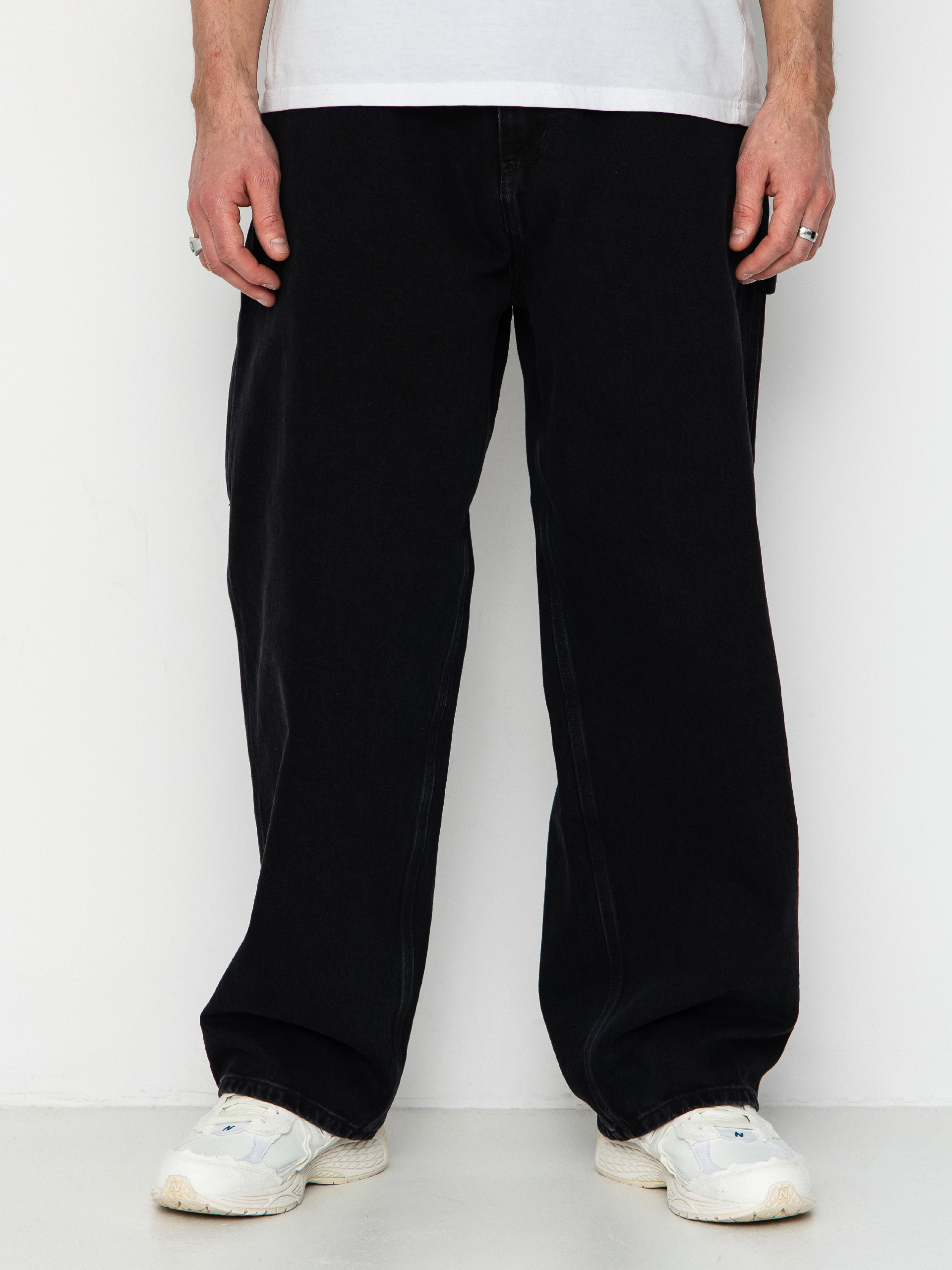 Carhartt WIP Belmont Pants - black (black stone washed)
