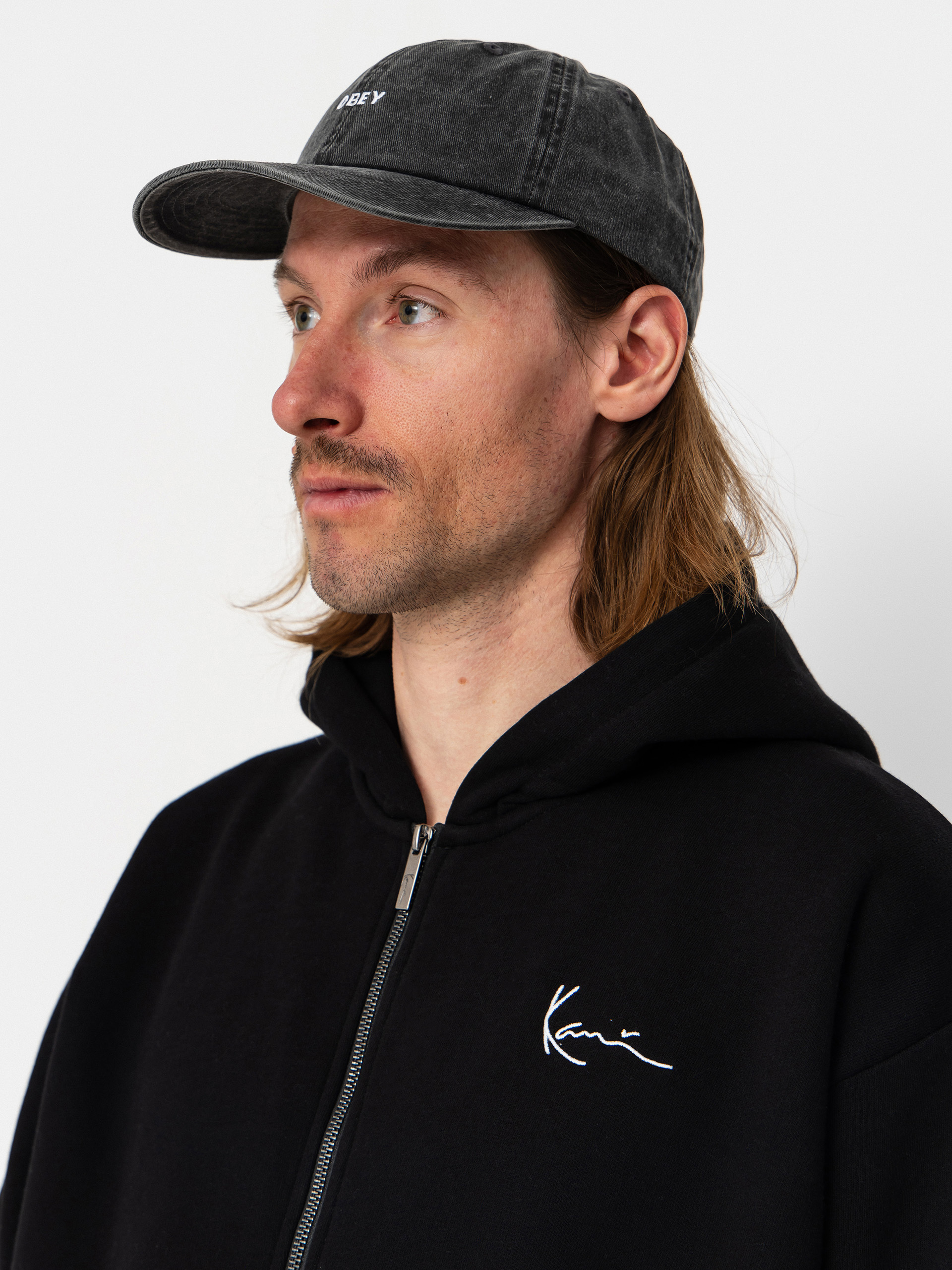 Karl Kani Chest Signature Essential ZHD Hoodie (dark grey)