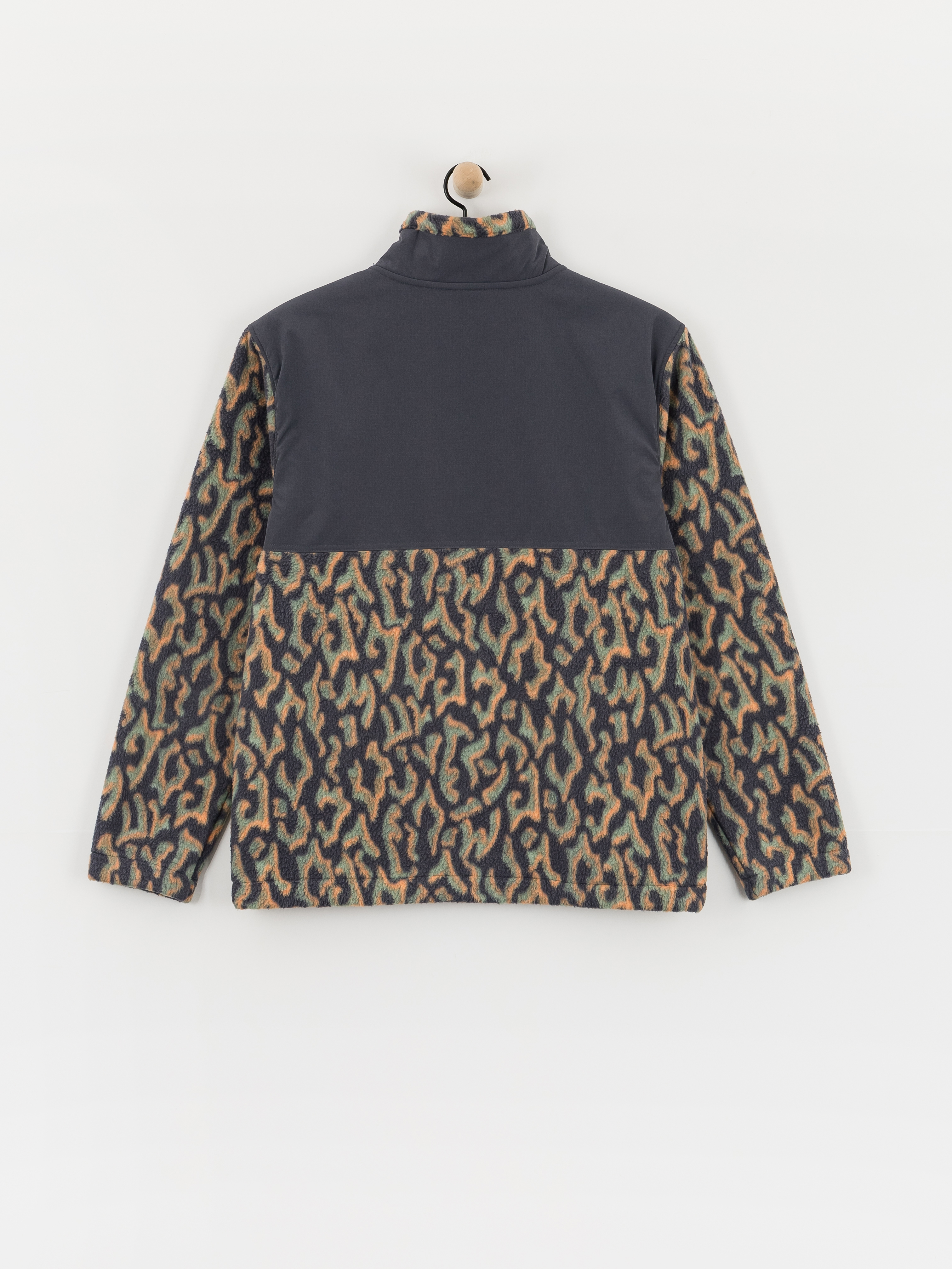 Herren Billabong Boundary Re-Issue Fleece Jacke (charcoal grey)