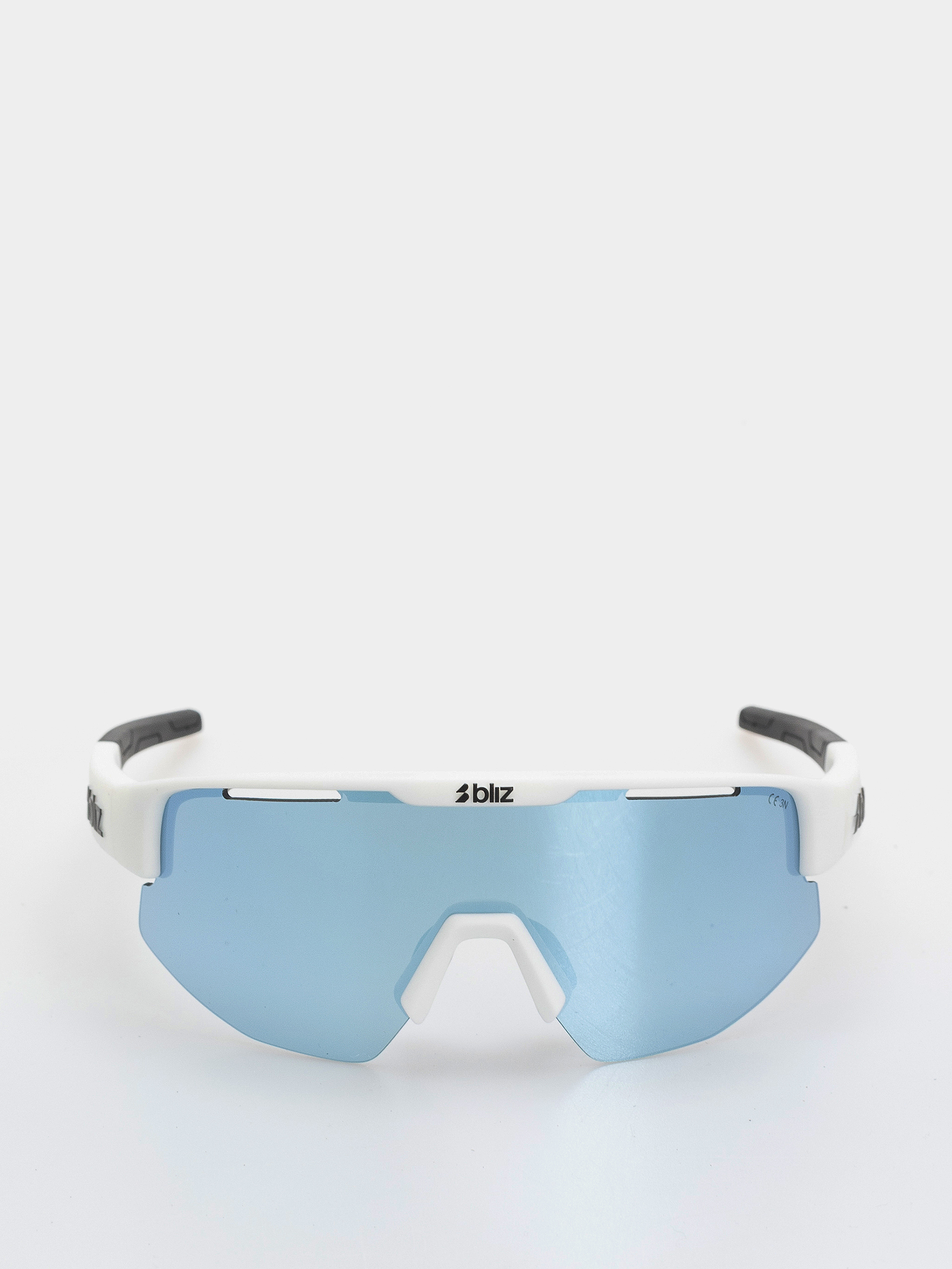 Bliz Matrix Small Sunglasses (matt white/smoke w blue multi)