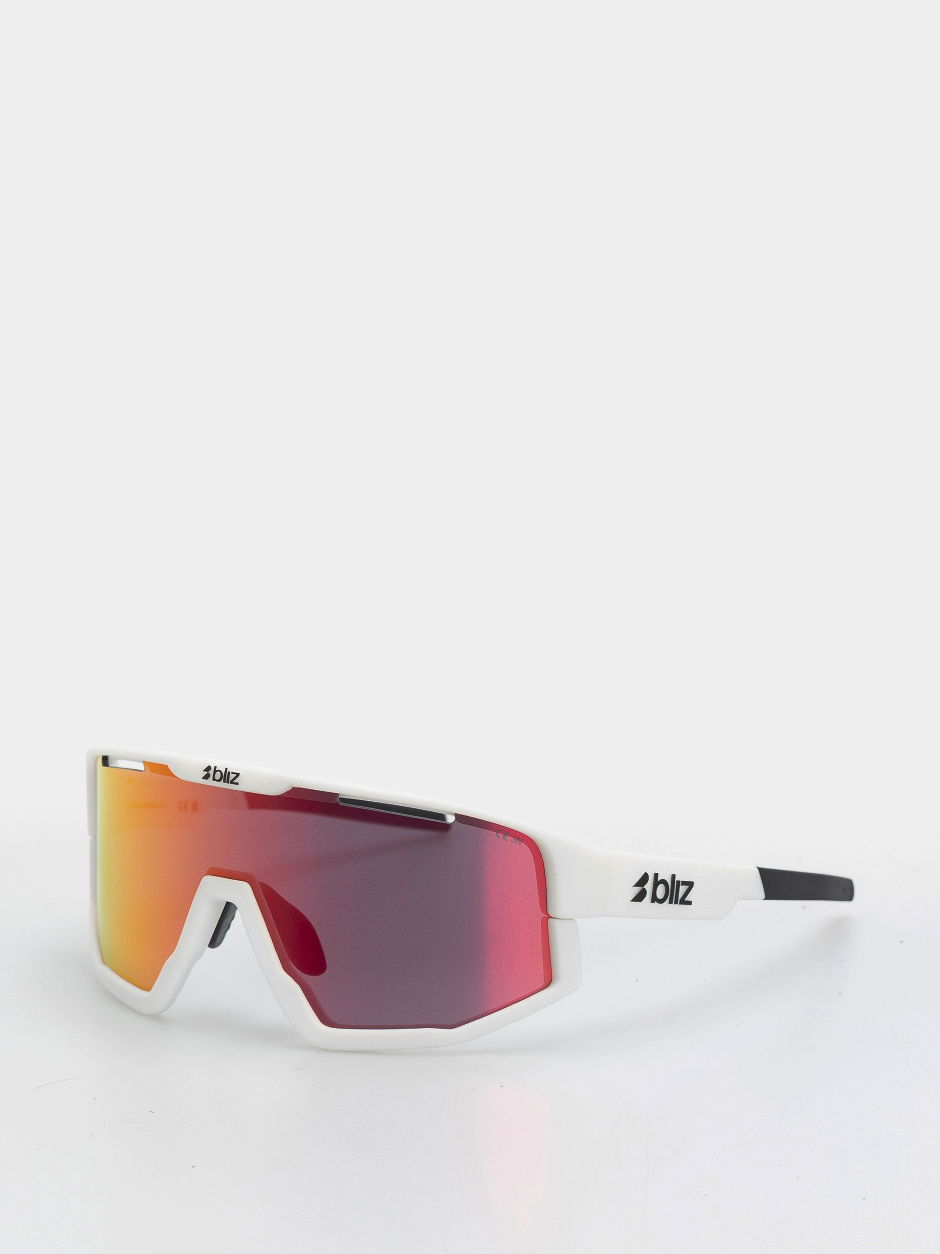 Bliz Fusion Sonnenbrille (matt white/matt white jawbone + spare jawbone in black/smoke w red multi)